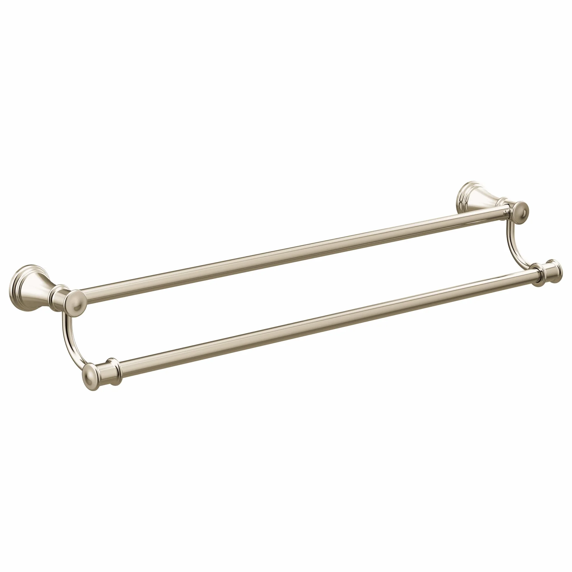 Moen YB6422NL Belfield 61 cm łazienkowy podwójny drążek na ręczniki, polerowany nikiel