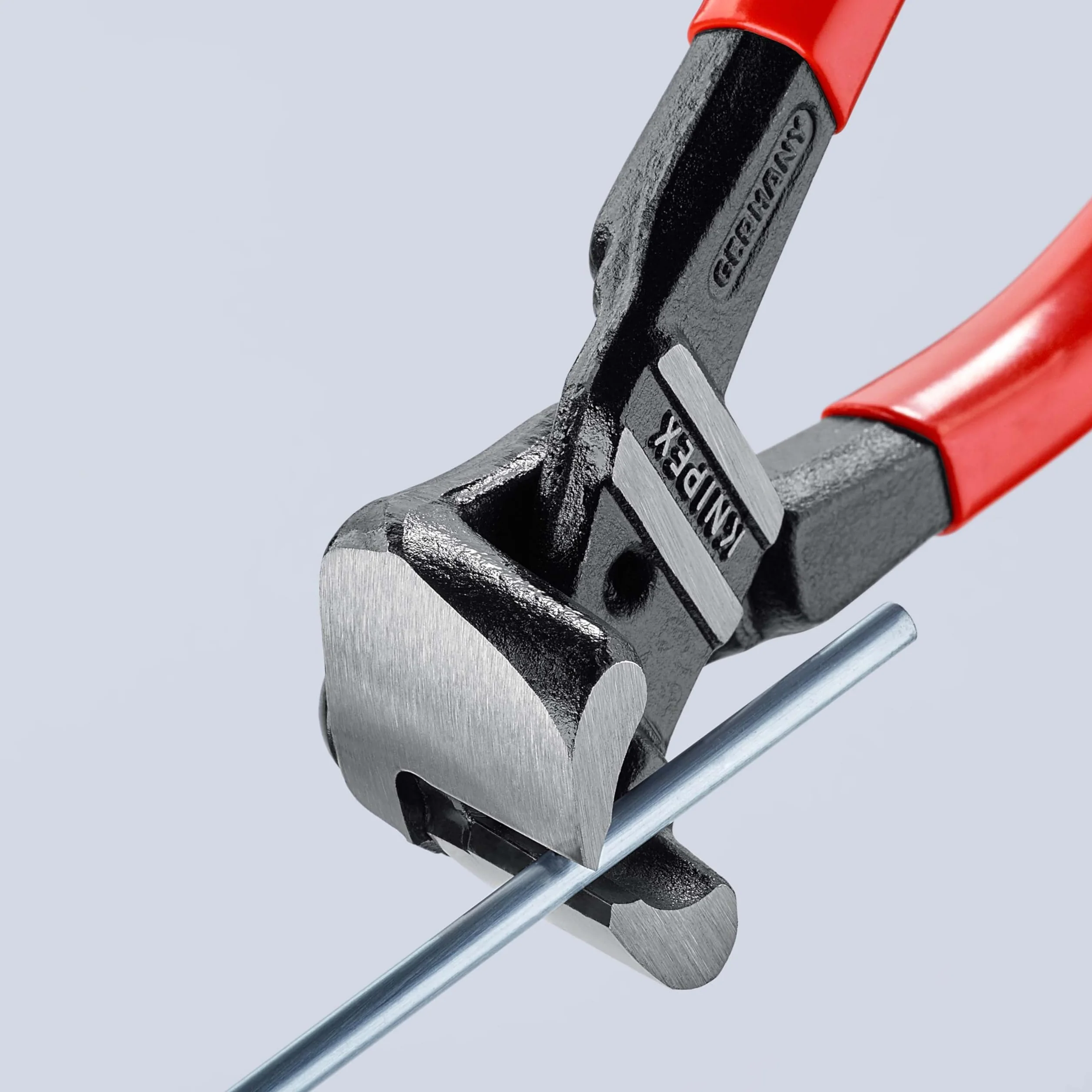 KNIPEX Szczypce tnące czołowe z wysokim przełożeniem dźwigni z tworzywa sztucznego, powlekane 200 mm, 61 01 200