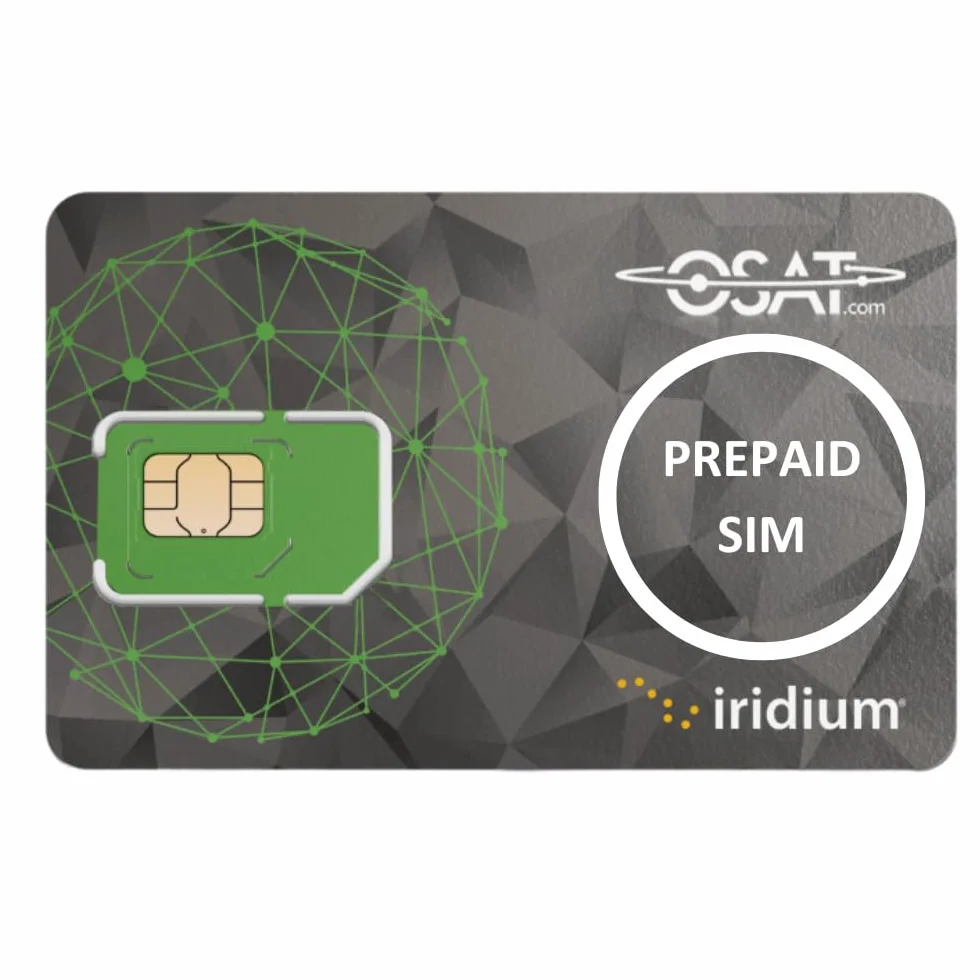 Przedpłacona Karta SIM OSAT Iridium Satellite Do Extreme 9575, 9555, 9505A, GO! - Aktywacja Online i Doładowywanie - Bez Opłaty Aktywacyjnej