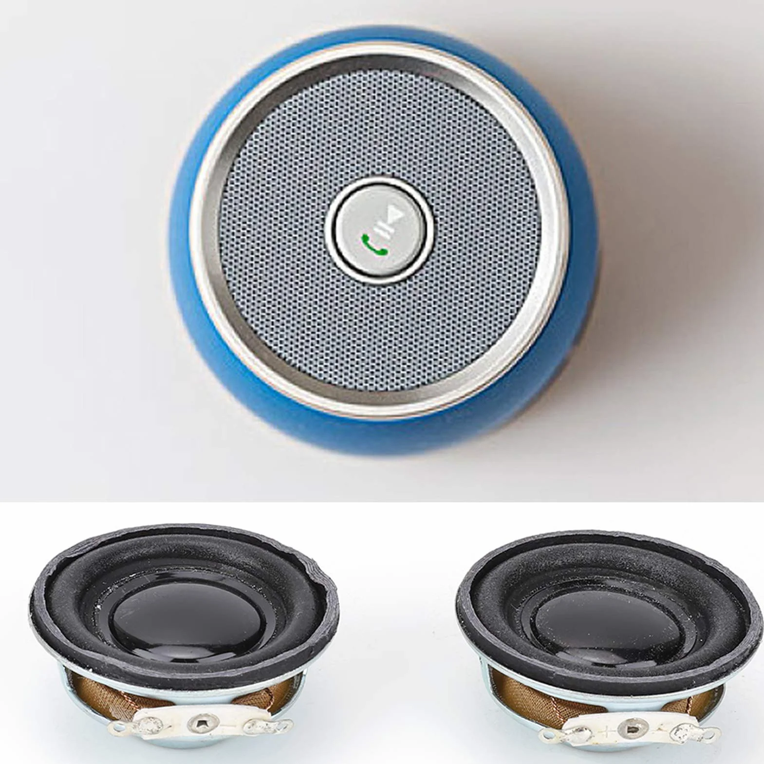 Głośnik Niskotonowy Stereo 3W 4Ω 2 Sztuki do Syreny Samochodowej