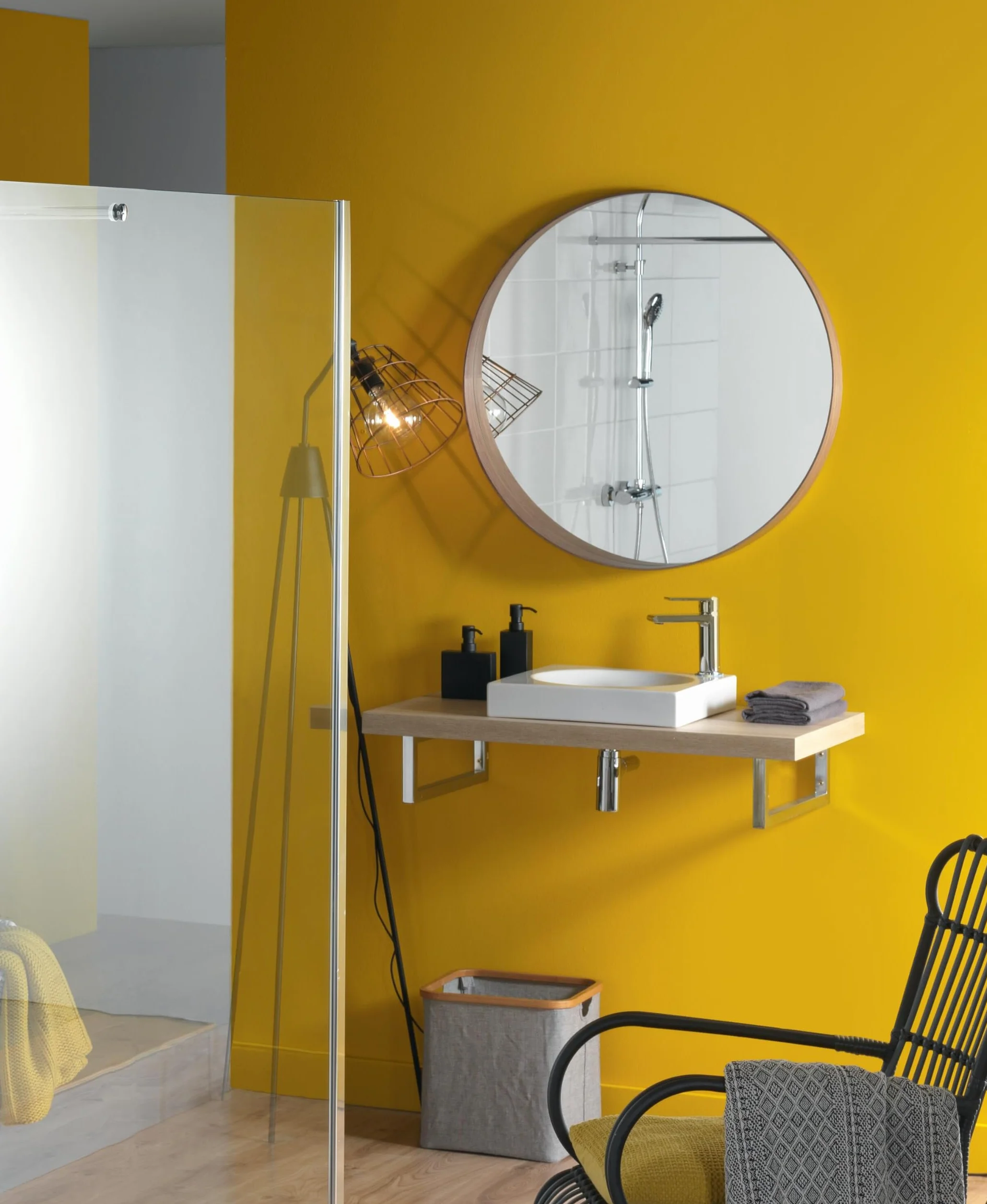 Wirquin, chromowany syfon umywalkowy 30723933 Lineis z mosiądzu