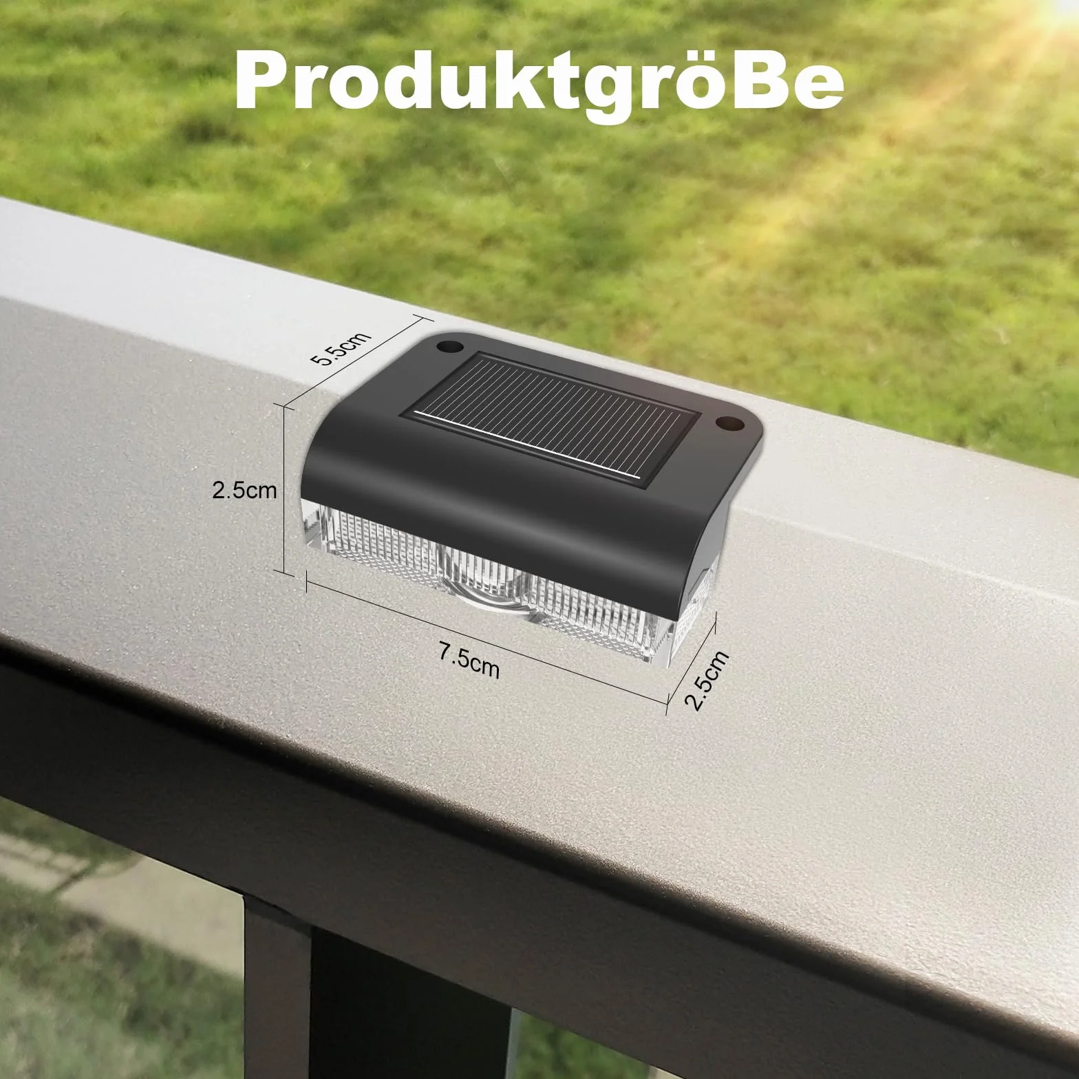 Lampy Solarne Zewnętrzne LED, 6 Sztuk, IP65 Wodoodporne, Ciepłe Białe, Dekoracyjne Oświetlenie Ścienne do Ogrodu, Płotu, Balkonu i Tarasu