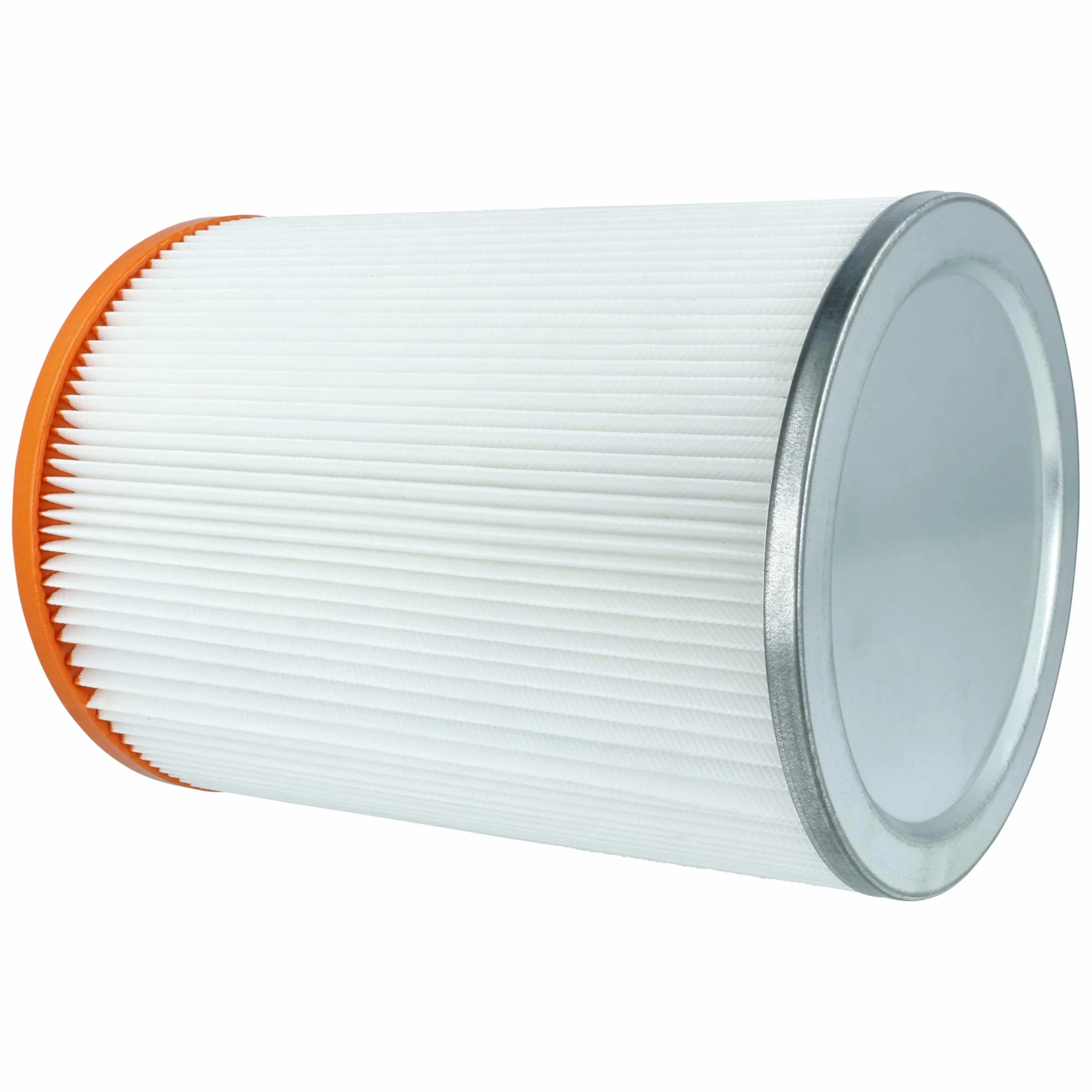 vhbw 3 x filtr składany kompatybilny z Nilfisk-Alto Turbo M2 | D2, M2 S-FA, M2 L, D R 637, D/X-B1, D-B1 odkurzacz - wkład filtrujący pomarańczowy biały
