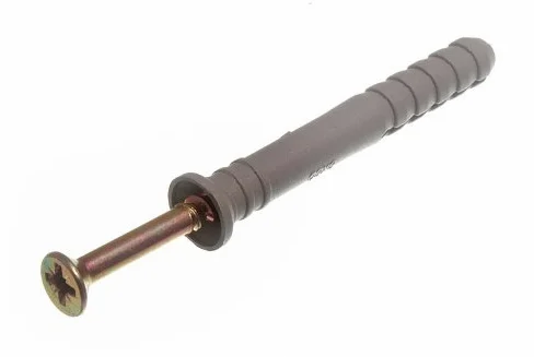 400 x młotek nylonowy w ramce kołki i śruby murarskie M8 x 60 mm