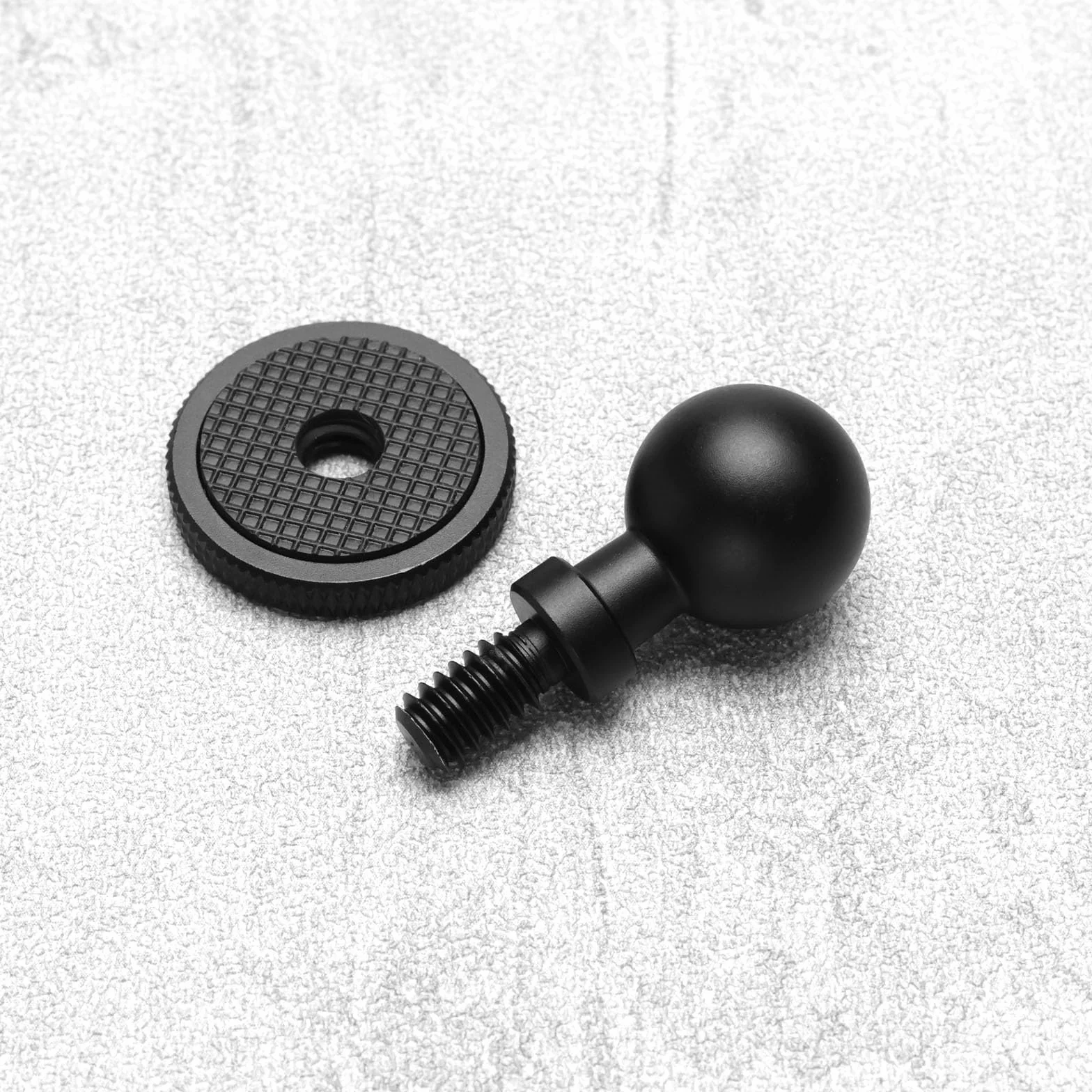 Konwerter głowicy kulowej 17 mm 1/4 do monitora samochodowego GPS telefon uchwyt kulowy wspornik kamery 360°