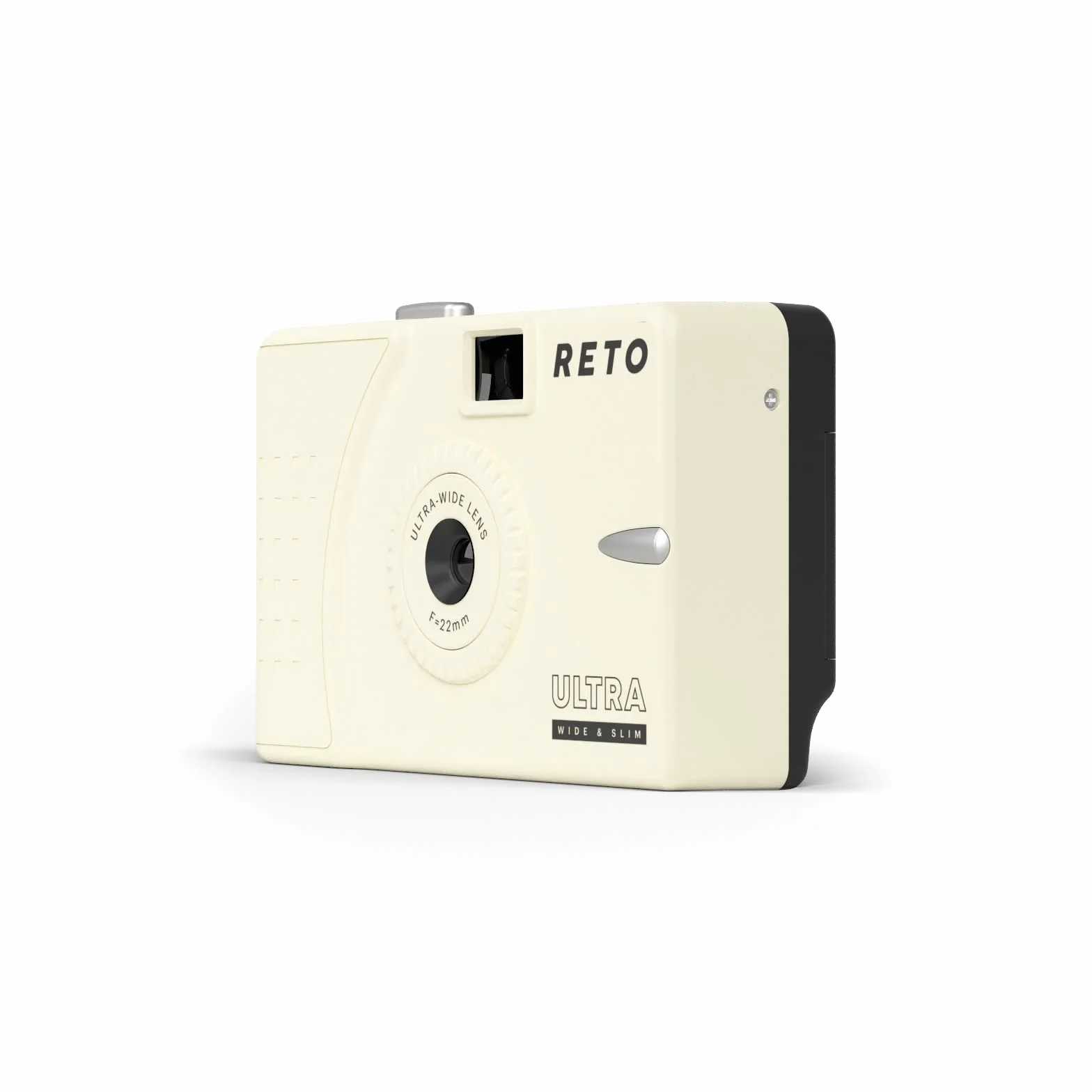 RETO Ultra szeroka kamera wielokrotnego użytku 35 mm, obiektyw 22 mm, kremowa