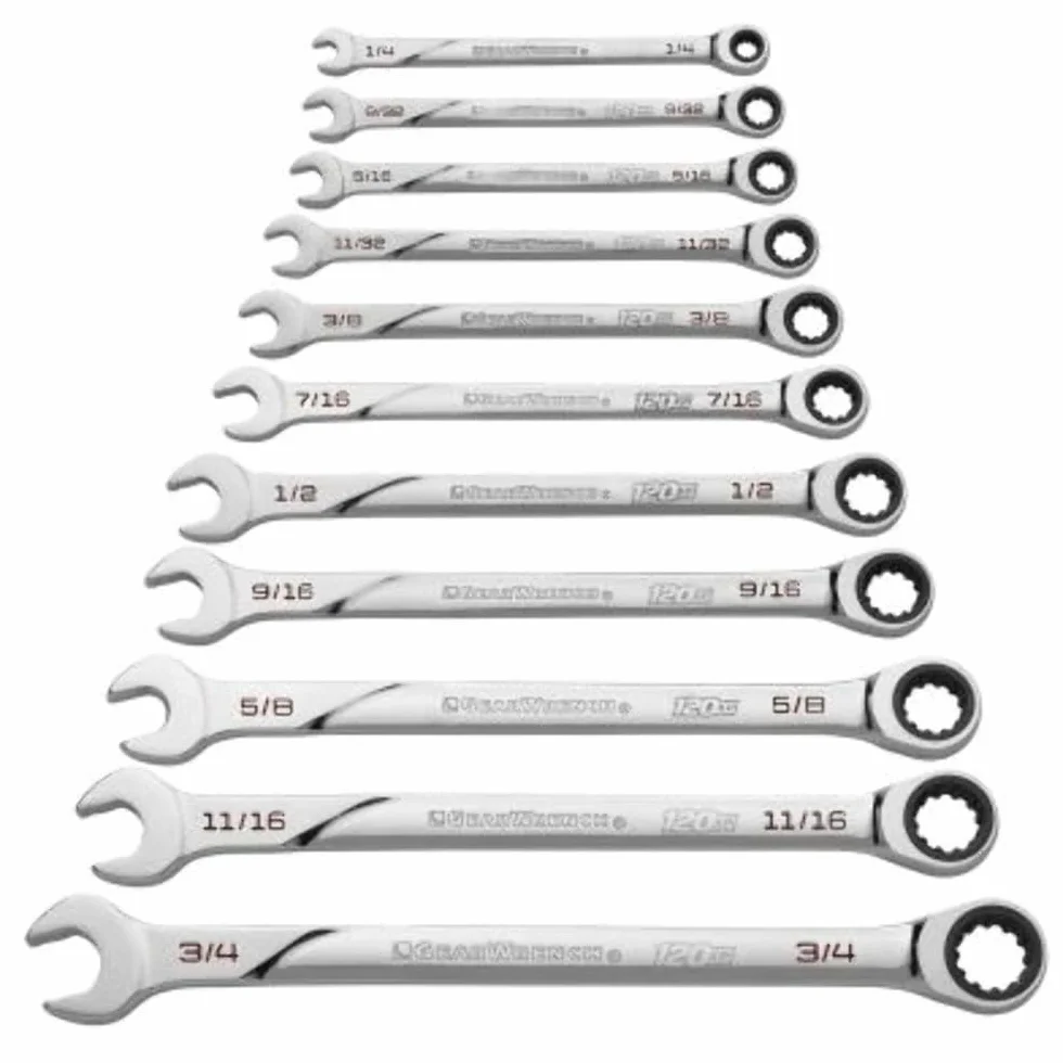 GEARWRENCH Uniwersalny zestaw kluczy płasko-oczkowych XL SAE - 86450