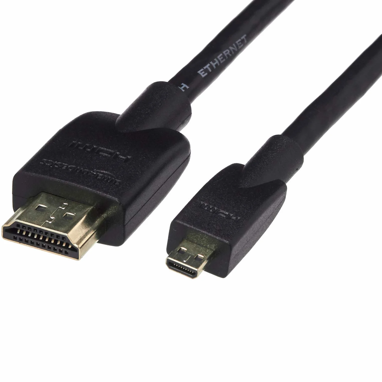 Amazon Basics Kabel micro HDMI HDMI 18 Gb/s 4K@60 Hz 1,8 m czarny