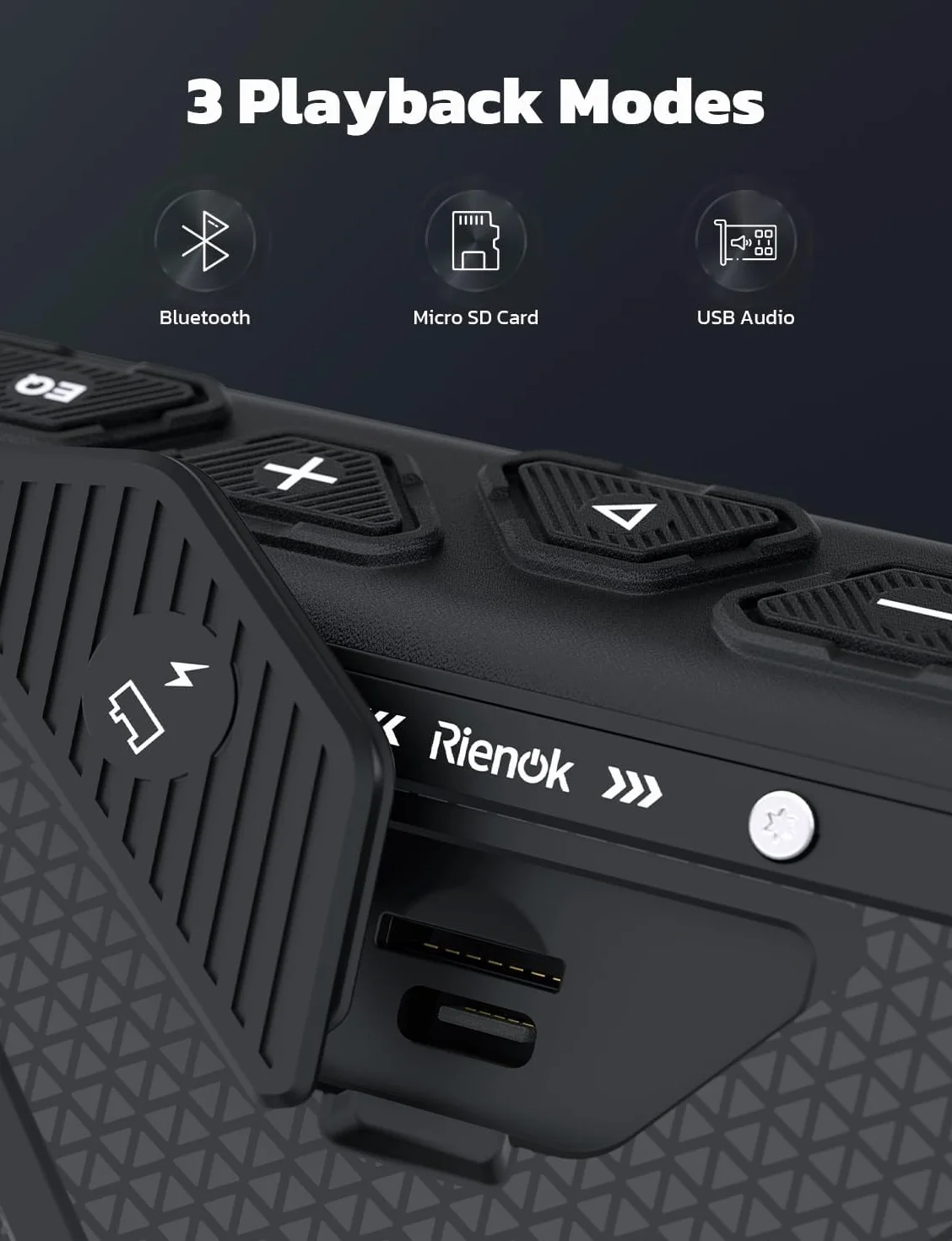 Głośnik Bluetooth 30 W przenośny wodoodporny IPX7 basowy ze światłem LED 24 godziny odtwarzania