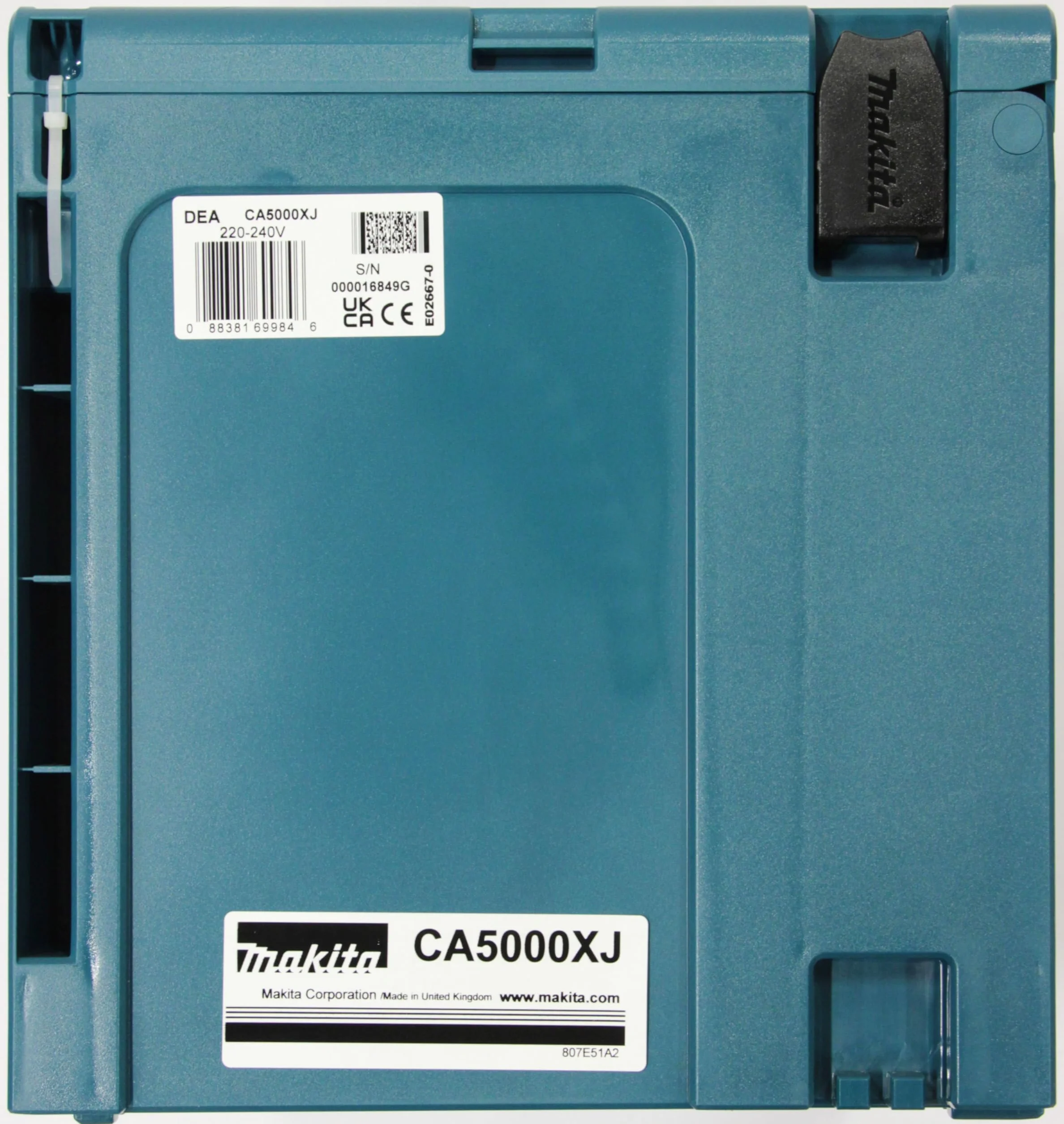 Makita Frezarka do Płyt 1300 w Makpac, 1300 W, 230 V, CA5000XJ/1, Turkusowa; Czarna