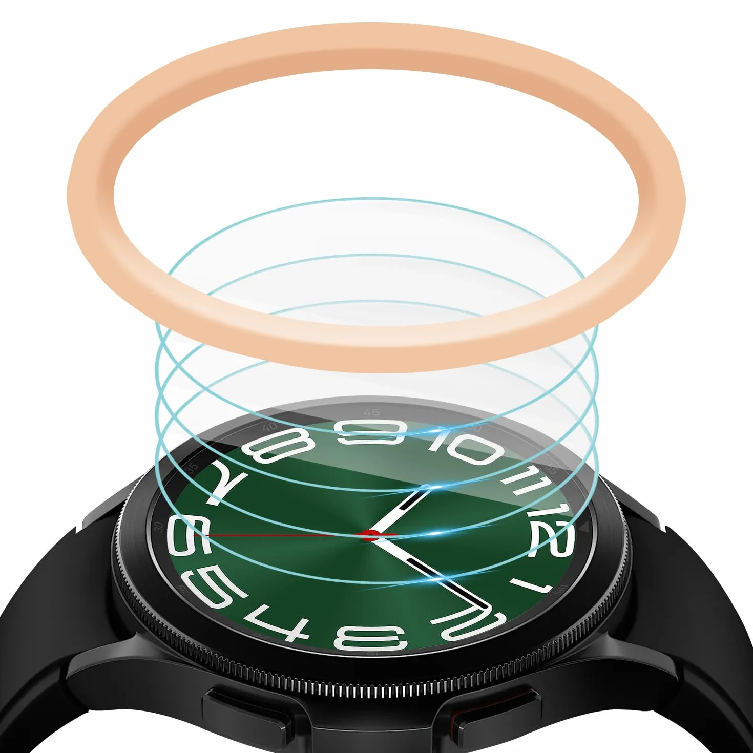 Diruite 4 Sztuki Ochraniacz Ekranu do Samsung Galaxy Watch 6 Classic 47mm,HD Szkło Hartowane Folia Ochronna do Samsung Galaxy Watch 6 Classic 47mm Smartwatch[Anti-scratch]