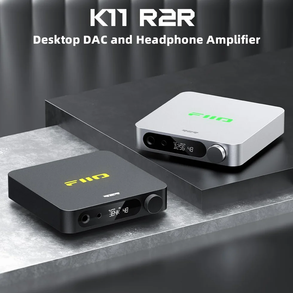FIIO K11 Compact Desktop R2R DAC i wzmacniacz słuchawkowy czarny