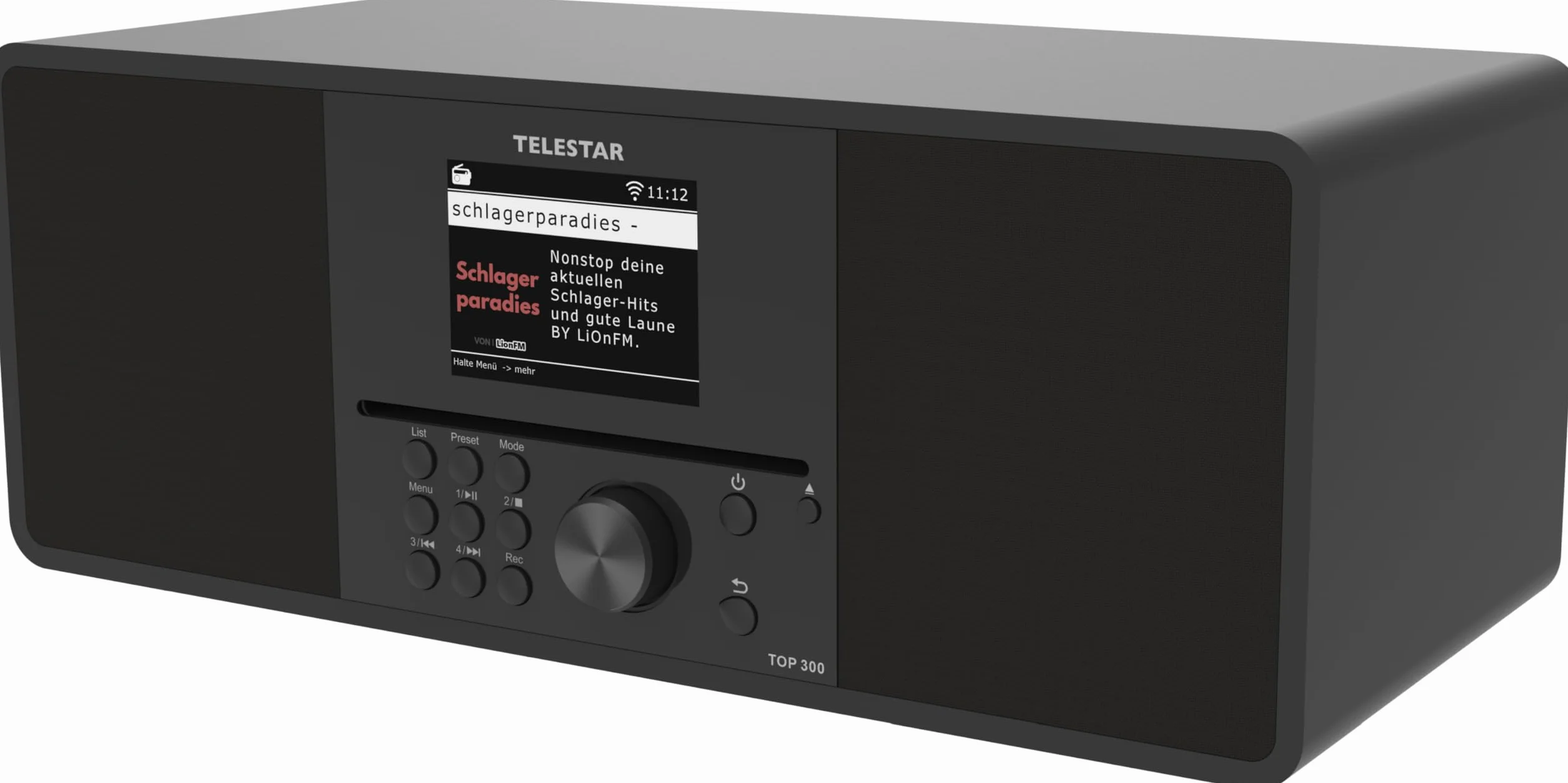 TELESTAR TOP 300 DAB+ radio internetowe z odtwarzaczem CD stereo 2×15 W Bluetooth czarny