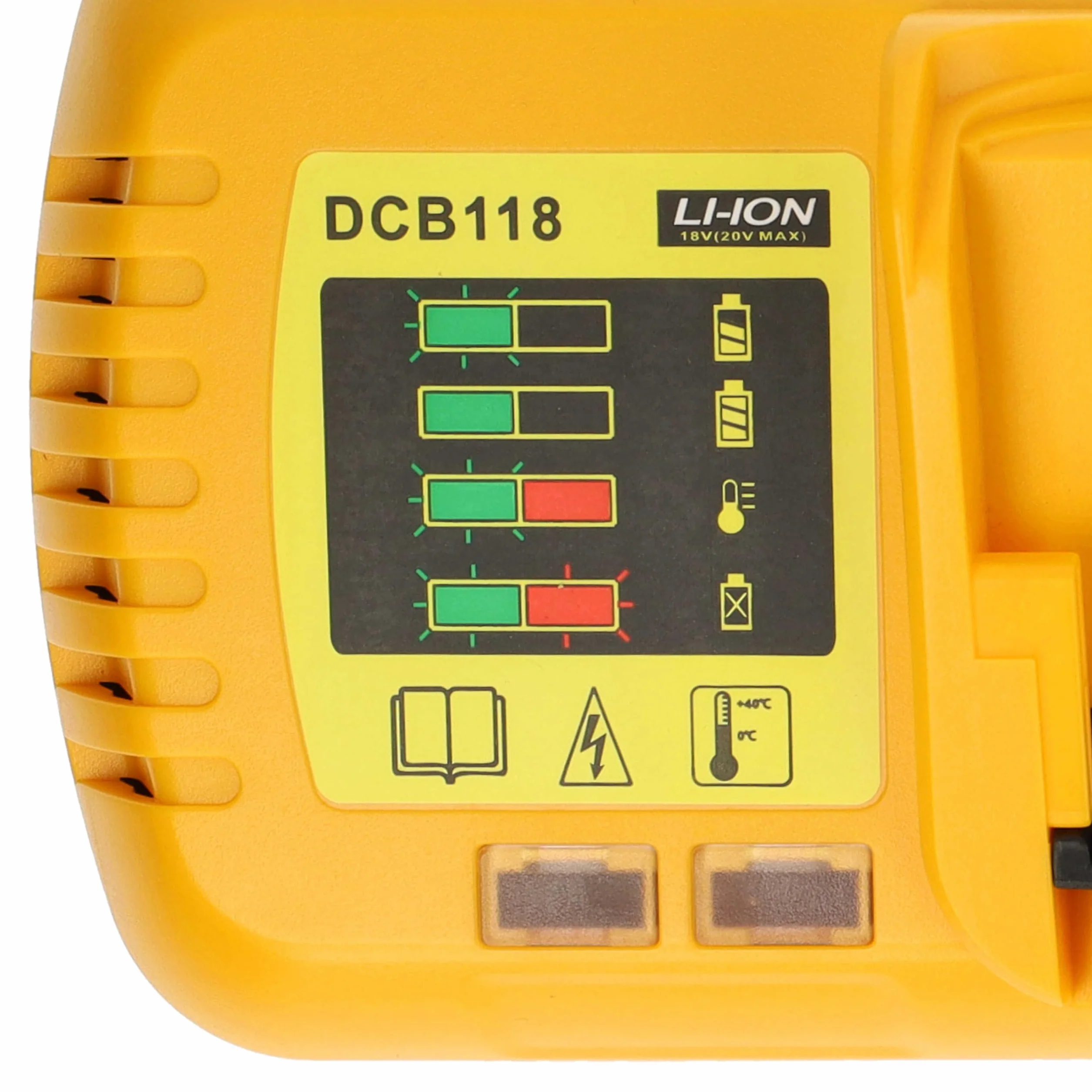 vhbw Wymiana szybkiej ładowarki do Dewalt DCB118 do akumulatorów narzędziowych