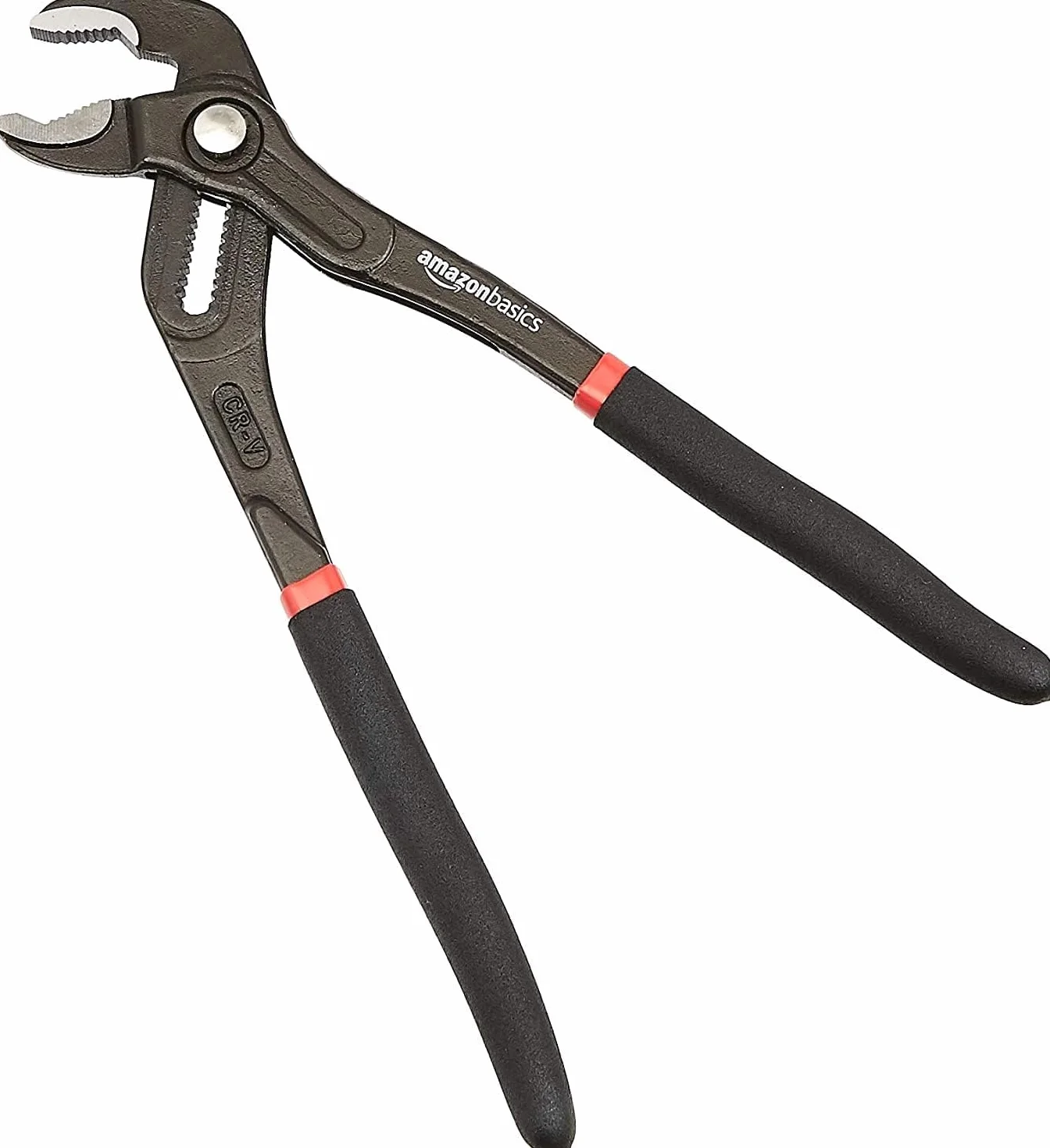 Amazon Basics – szczypce do pomp wodnych z szybkozamykaczem, złącze ślizgowe z rowkami, 30 cm, czarne.