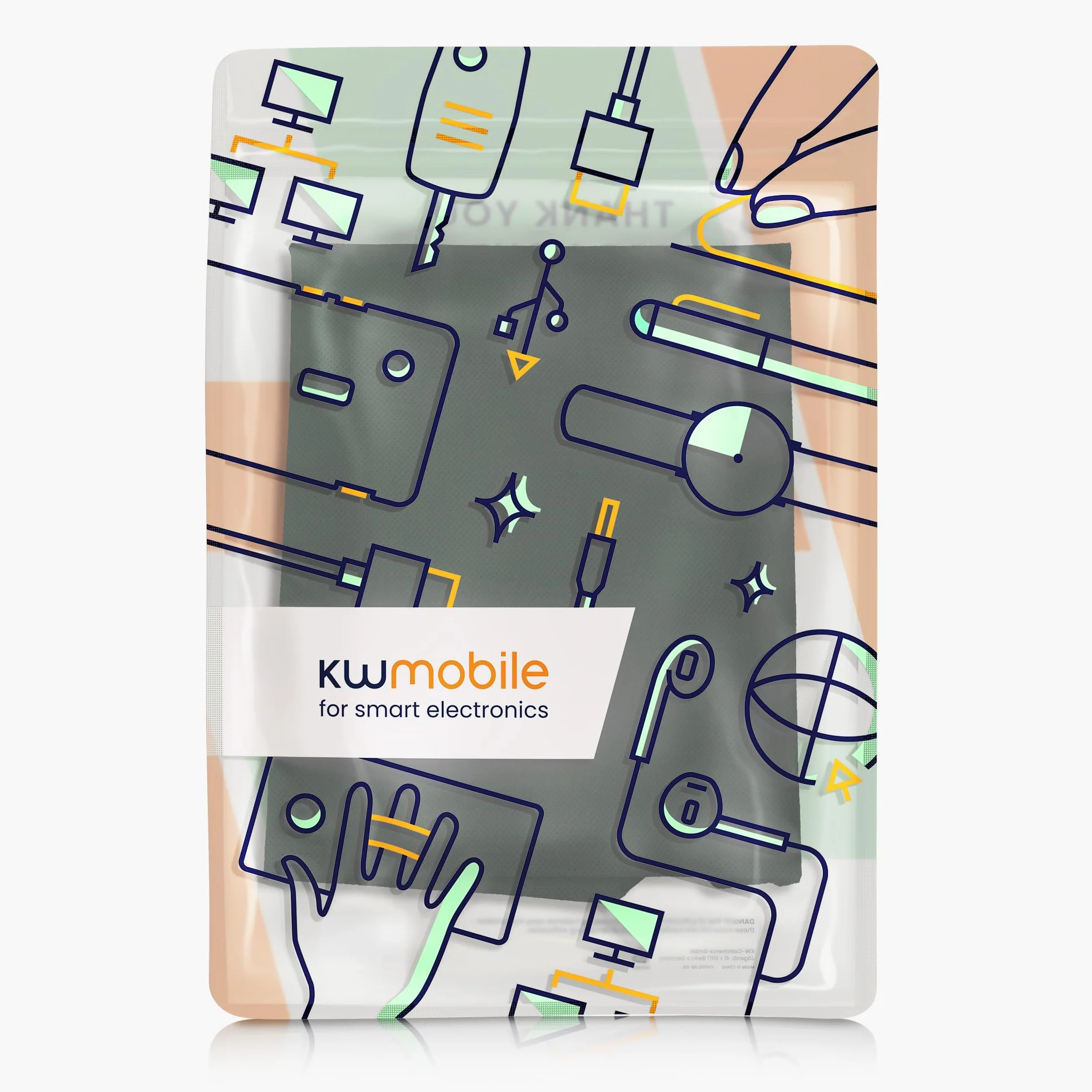 Kwmobile Pokrowiec ochronny do HP DeskJet 2755e 2720e 2710e 2820e 2721e, ciemnozielony