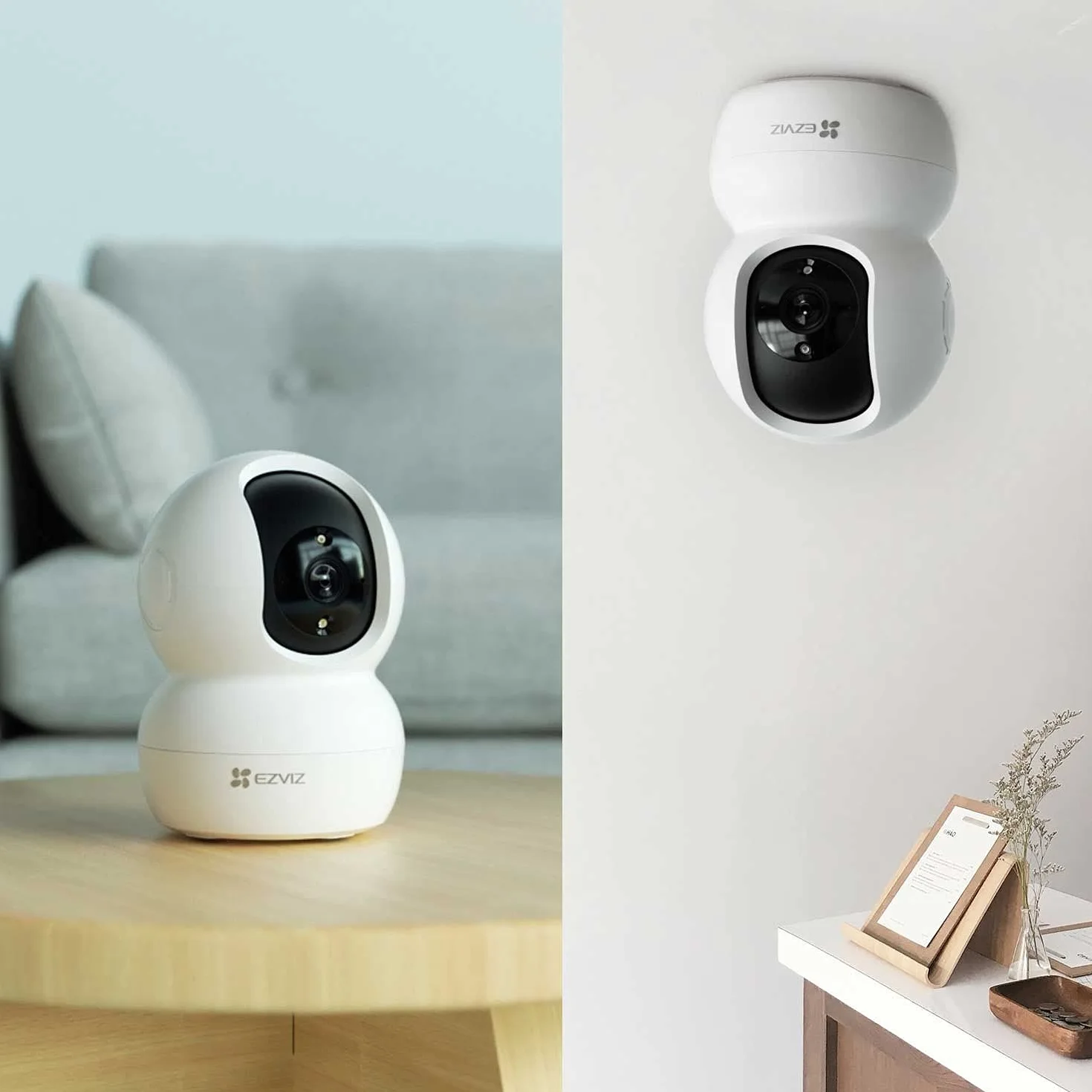 EZVIZ TY2 Wewnętrzna Kamera WiFi 360° 1080P Widzenie Nocne Wykrywanie Ruchu Dwukierunkowy Dźwięk