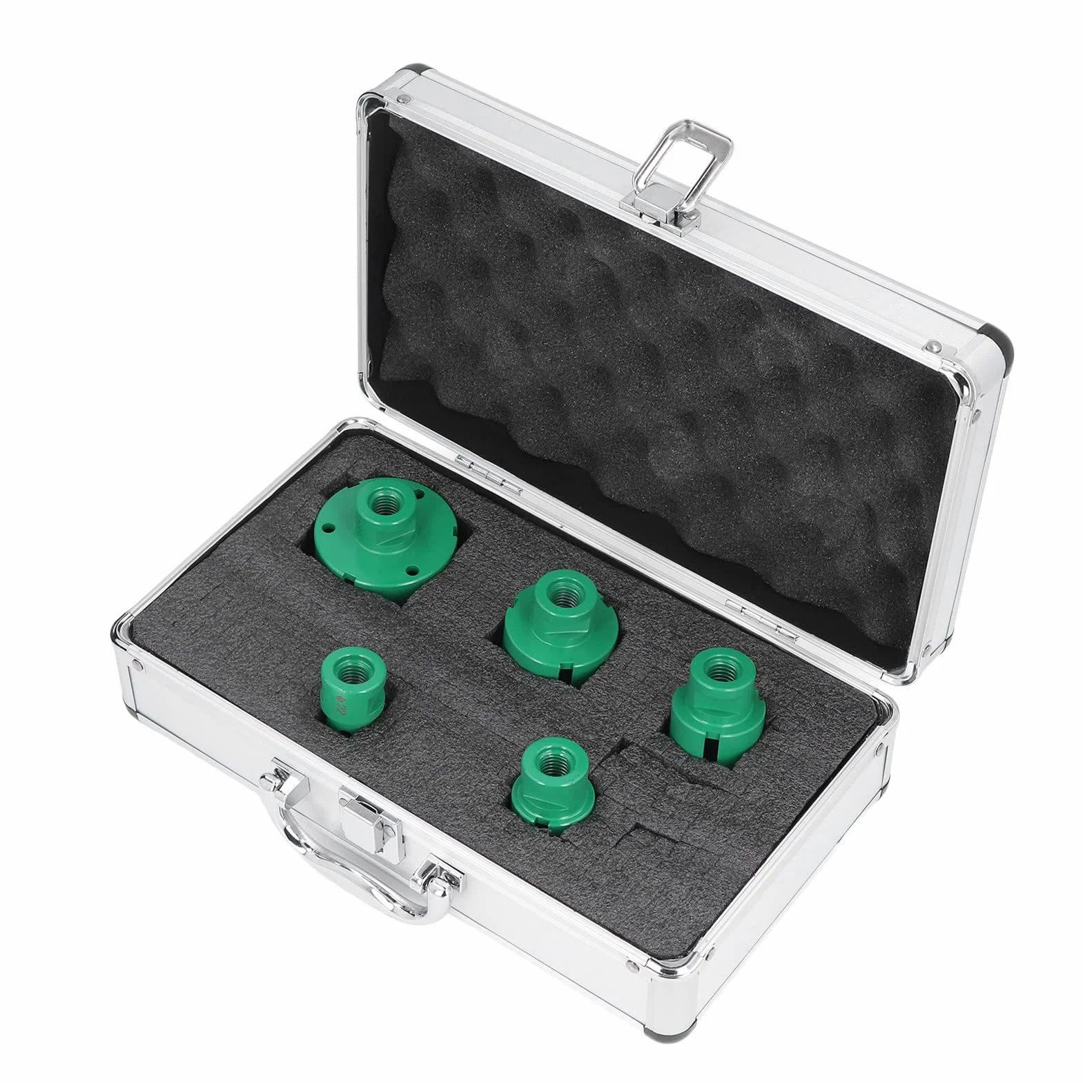 Otwornica diamentowa zestaw wierteł Premium trwała konstrukcja gwintu M14 do płytek szklanych marmurowy granit ceramiczny 5 sztuk 22mm 35mm 40mm 50mm 65mm