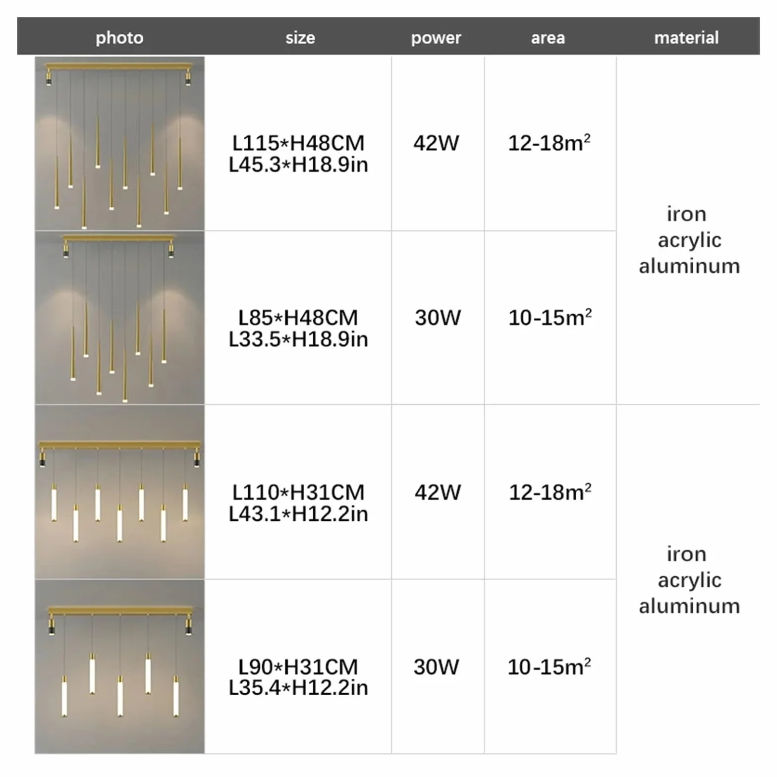 Nowoczesne lampy wiszące LED kompatybilne z jadalnią, kuchnią, salonem, sypialnią, reflektorami, żyrandole sufitowe, do domu - złoty - 10 głowic