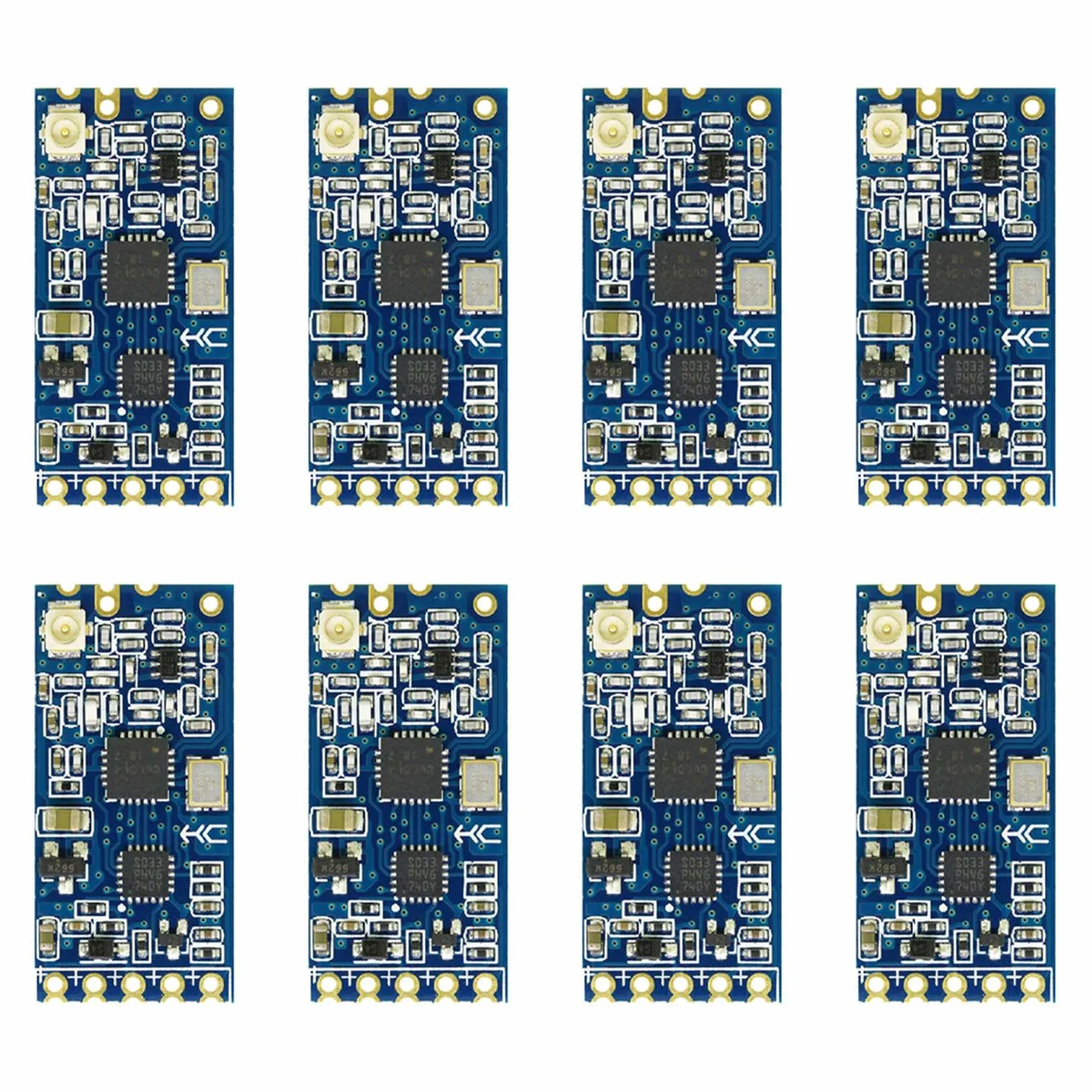 8X -12 433 MHz SI4463 moduł do bezprzewodowego interfejsu szeregowego 1000M Wymiana Bluetooth HC12