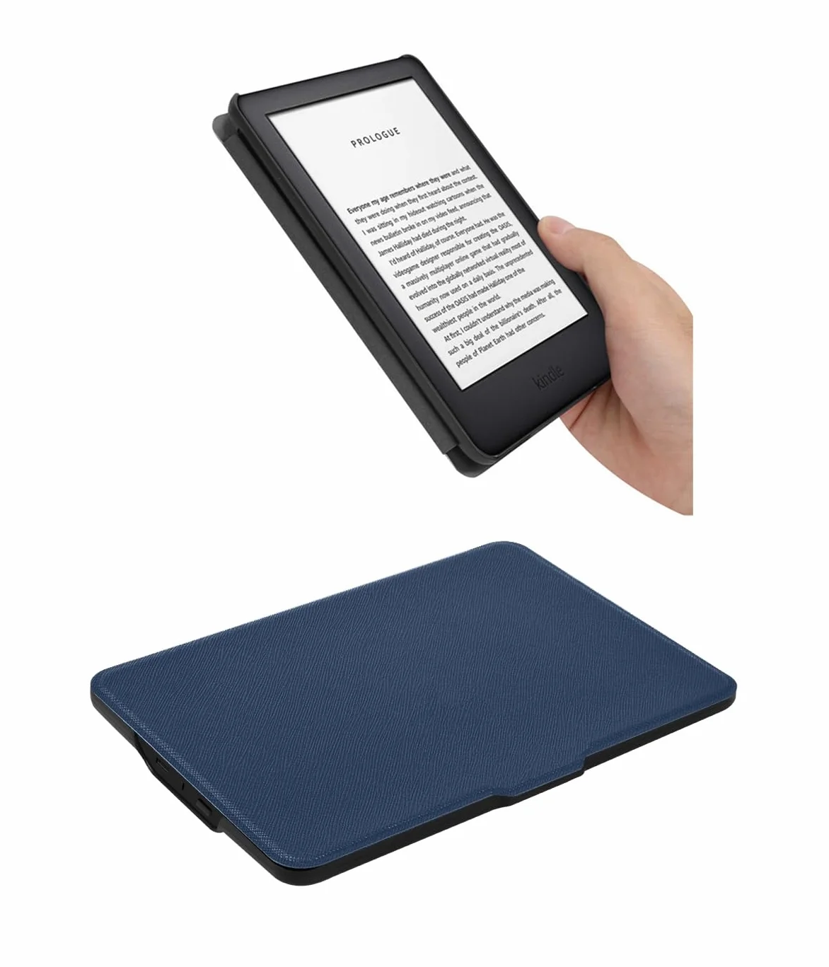 Zcooooool Antypoślizgowe etui na 6-calowy Kindle Paperwhite (7./6./5. generacji - model 2015/2013/2012: DP75SDI lub EY21) etui PU Paperwhite Cover