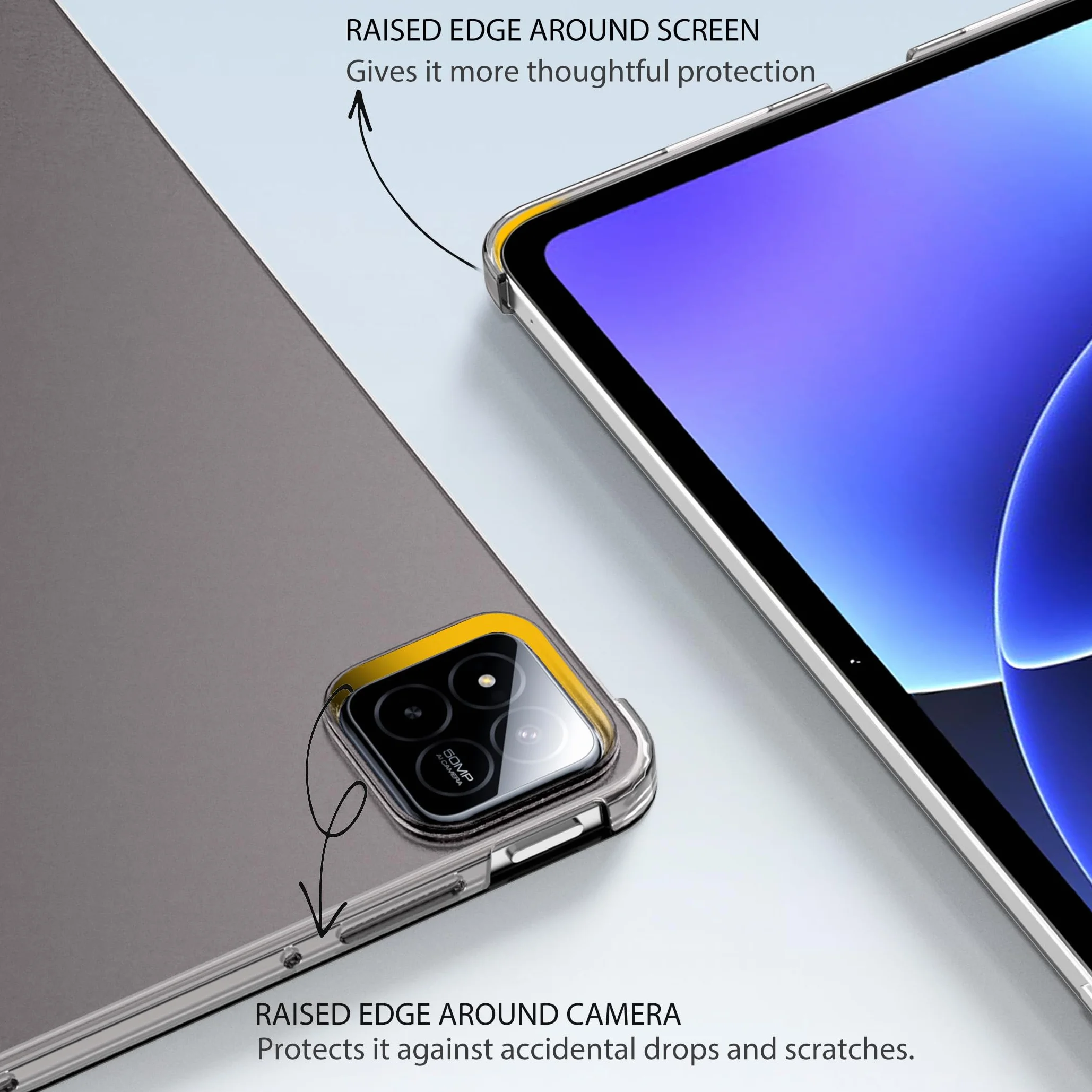 EasyAcc Etui do Xiaomi Mi Pad 7/7 Pro 11,2" 2024 matowe czarne