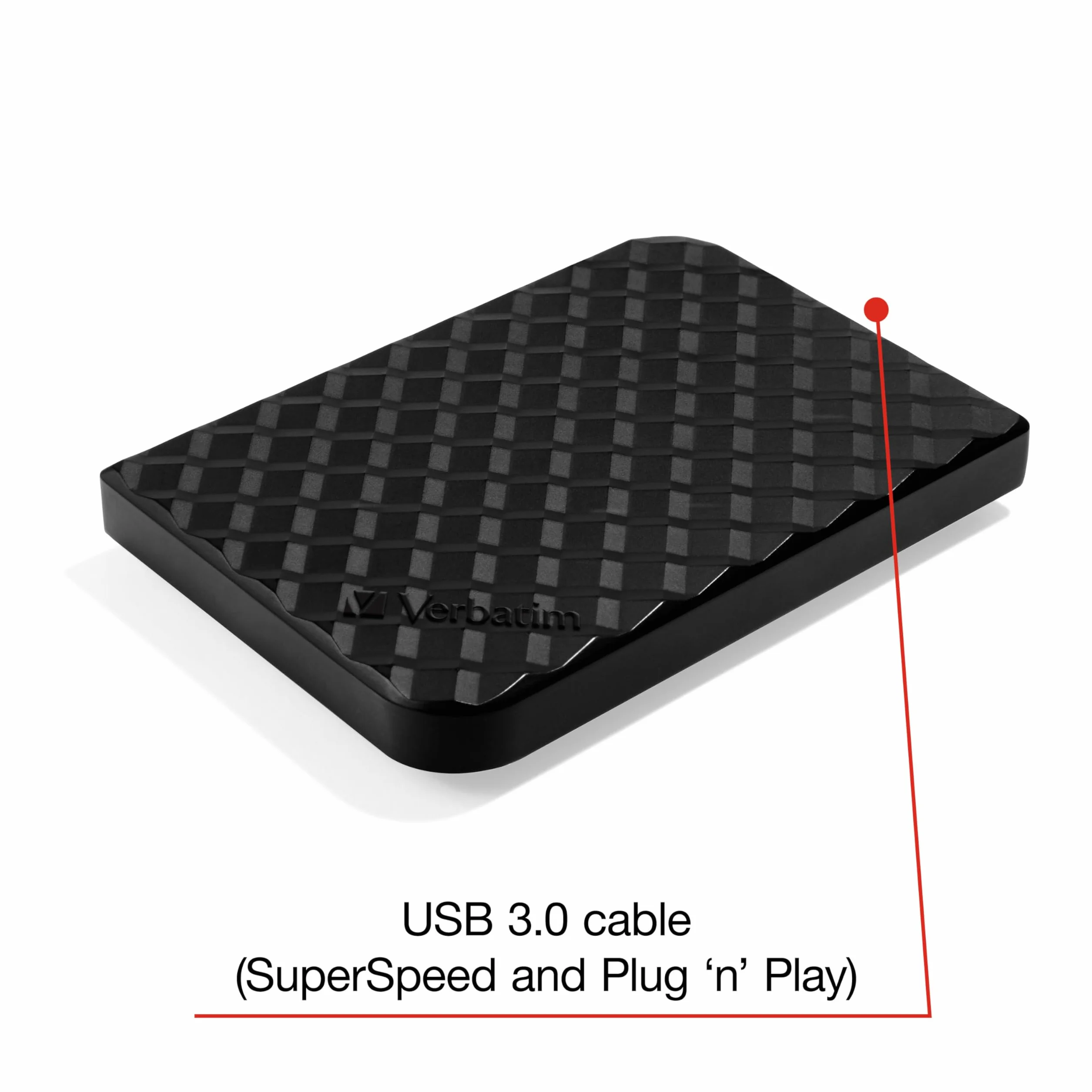 Verbatim Store 'n' Go SuperSpeed 1 TB zewnętrzny dysk twardy USB 3.0 czarny przenośny