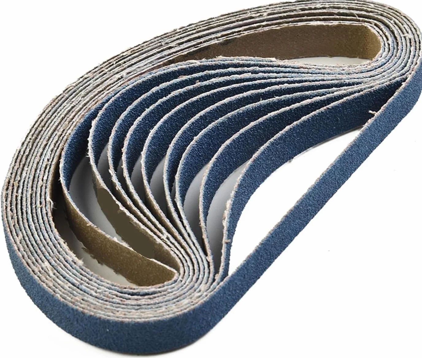 10 szt. 520 x 20 mm cyrkonowe pasy szlifierskie o ziarnistości 40 do polerowania metalu i drewna(60 Grits)