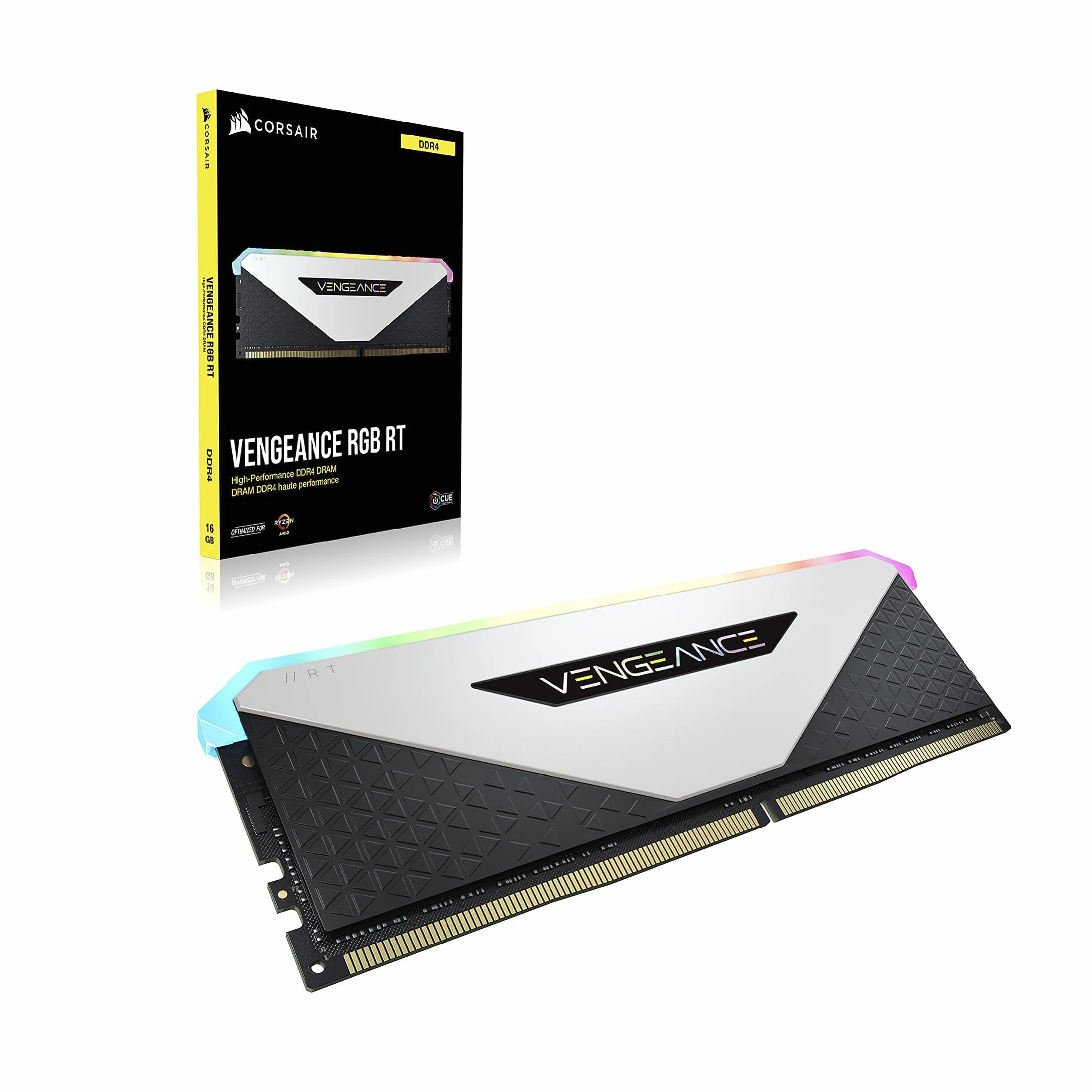 Corsair Vengeance RGB RT 16GB DDR4 3200MHz C16 pamięć stacjonarna biała