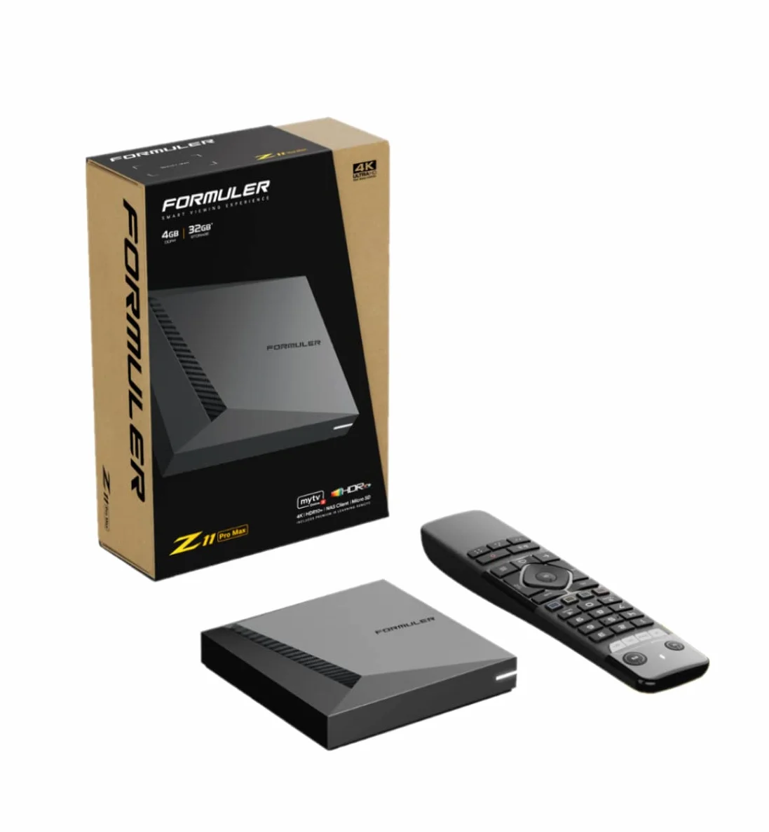 Formuler Z11 Pro Max 4K Android 11 5G Gigabit LAN 4GB RAM 32GB z pilotem Premium IR1