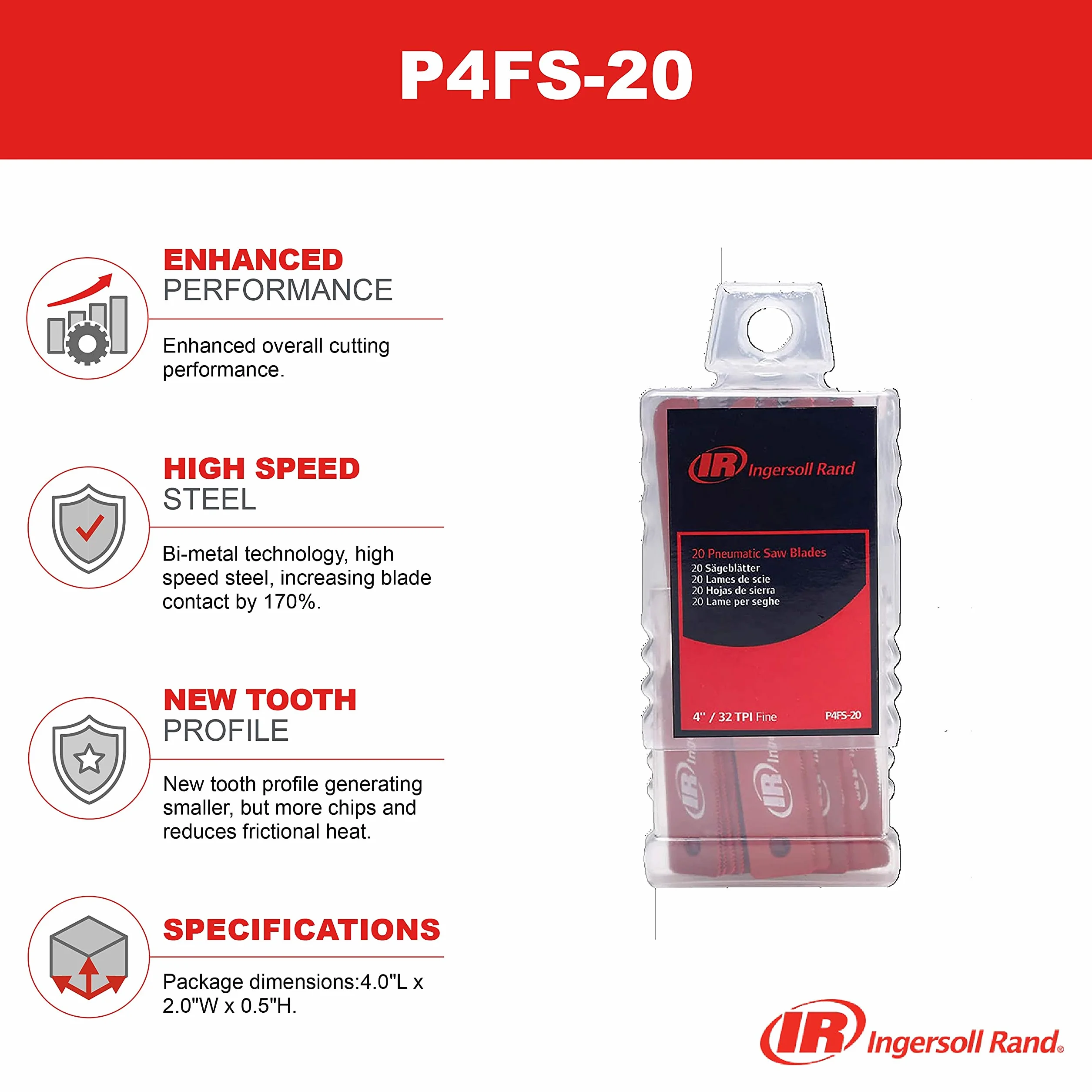 Ingersoll Rand P4FS-20 akcesoria do elektronarzędzi