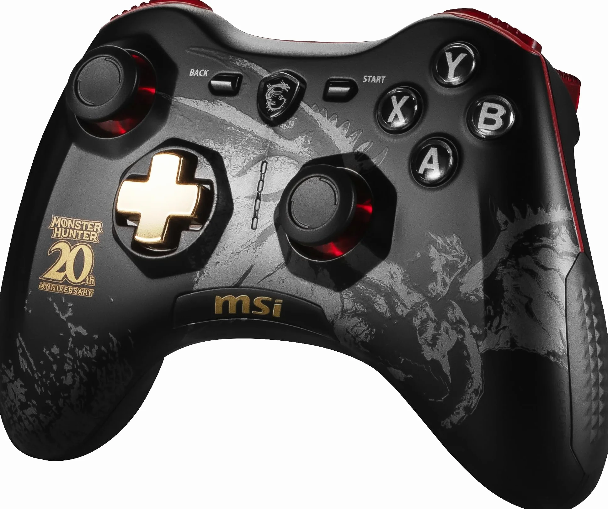 MSI FORCE GC30 Monster Hunter Edition kontroler gamingowy bezprzewodowy do PC Android