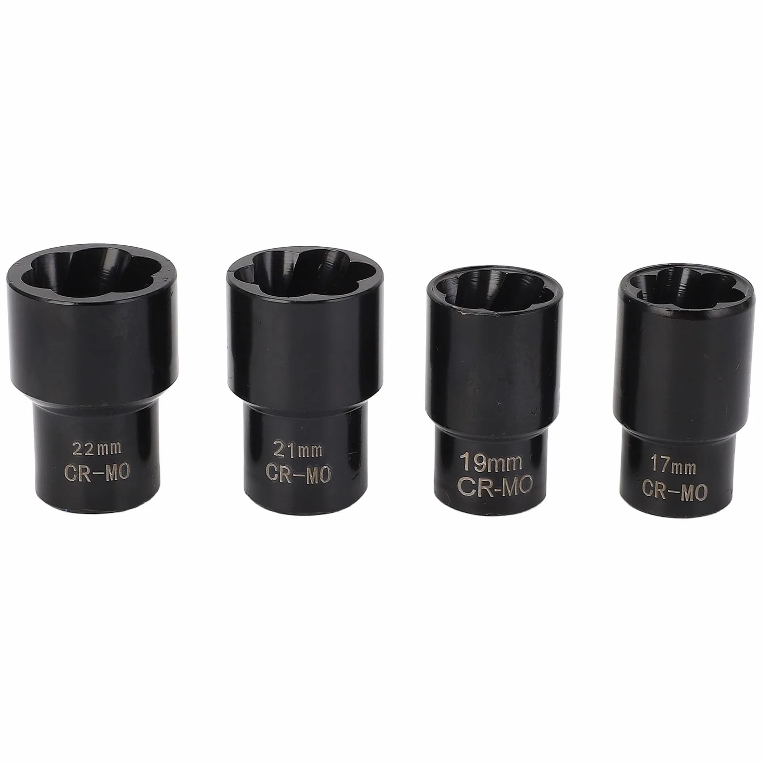 Zestaw nasadek skrętnych Wykrętaki do śrub z nakrętką koła blokującego 17 mm 19 mm 21 mm 22 mm Nasadka do wygodnego usuwania nakrętek z końcówką