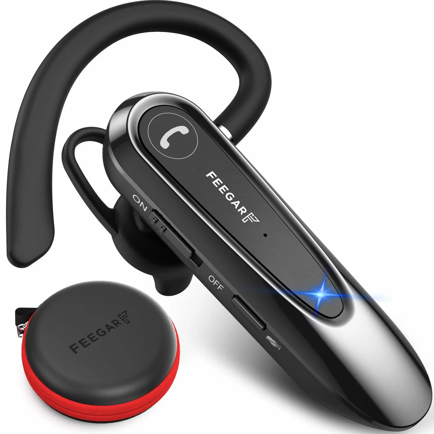 Feegar BF400 PRO Zestaw słuchawkowy Bluetooth 5.0 CSR Czas rozmowy 30h Mikrofon HD Multipoint Redukcja szumów CVC 8.0 ENC DPS