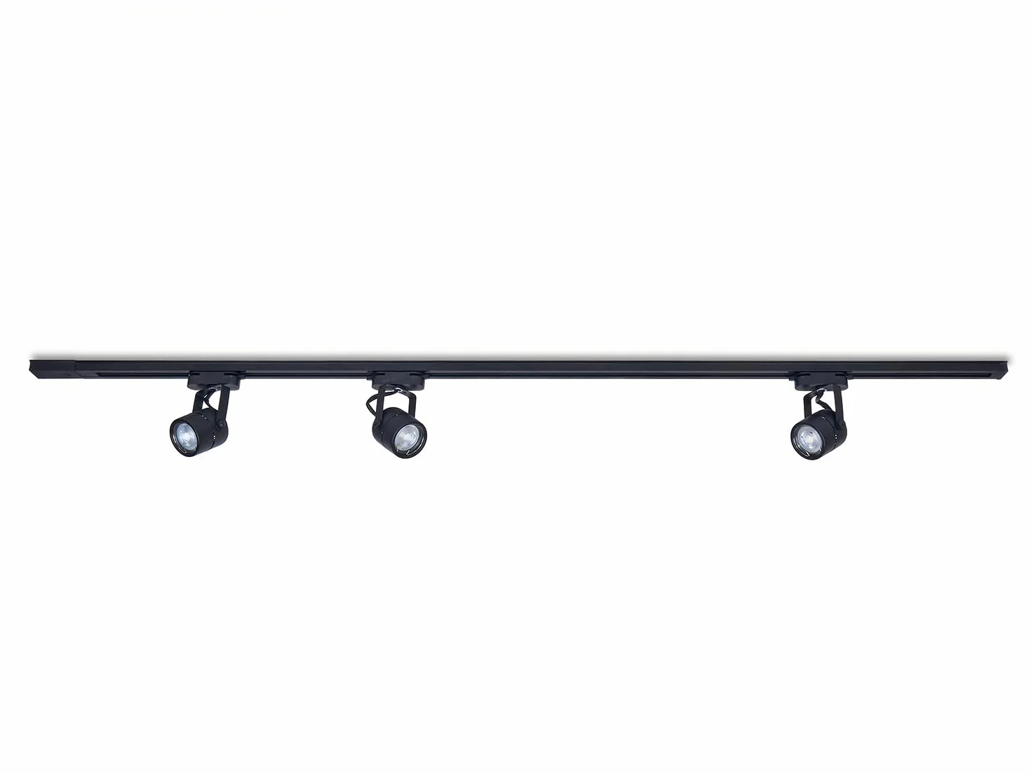 Steka Violet Oświetlenie Szynowe - System Szyn Świetlnych LED - Szyna z 3 Gniazdami GU10 - Dekoracyjna Lampa Sufitowa - Lampa Wewnętrzna LED - Szyna o Długości 1,5 m - Czarne