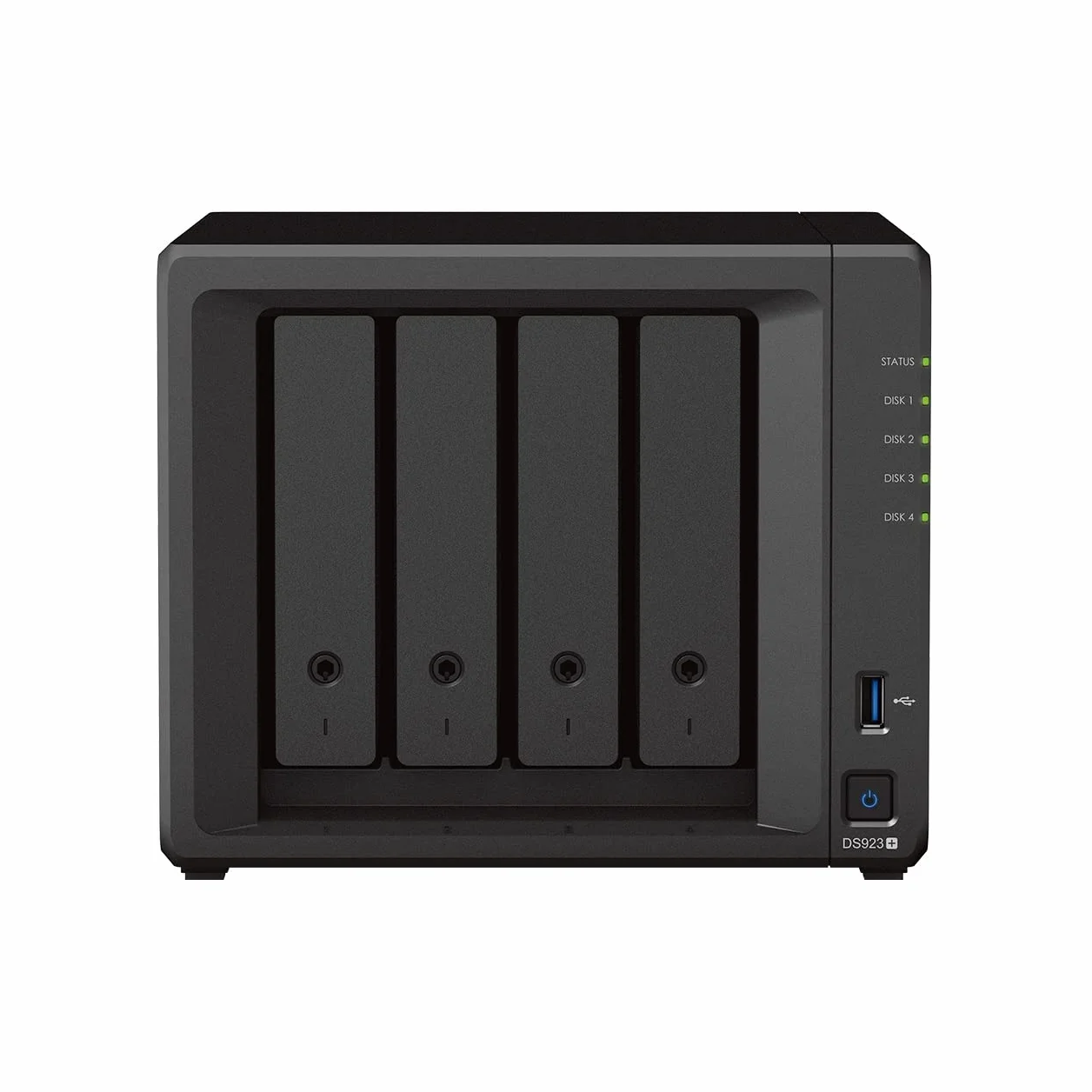 Synology DS923+ 4-kieszeniowa stacja dyskowa NAS AMD Ryzen R1600 Dual-Core 4 GB RAM 32 TB Seagate IronWolf 8 TB