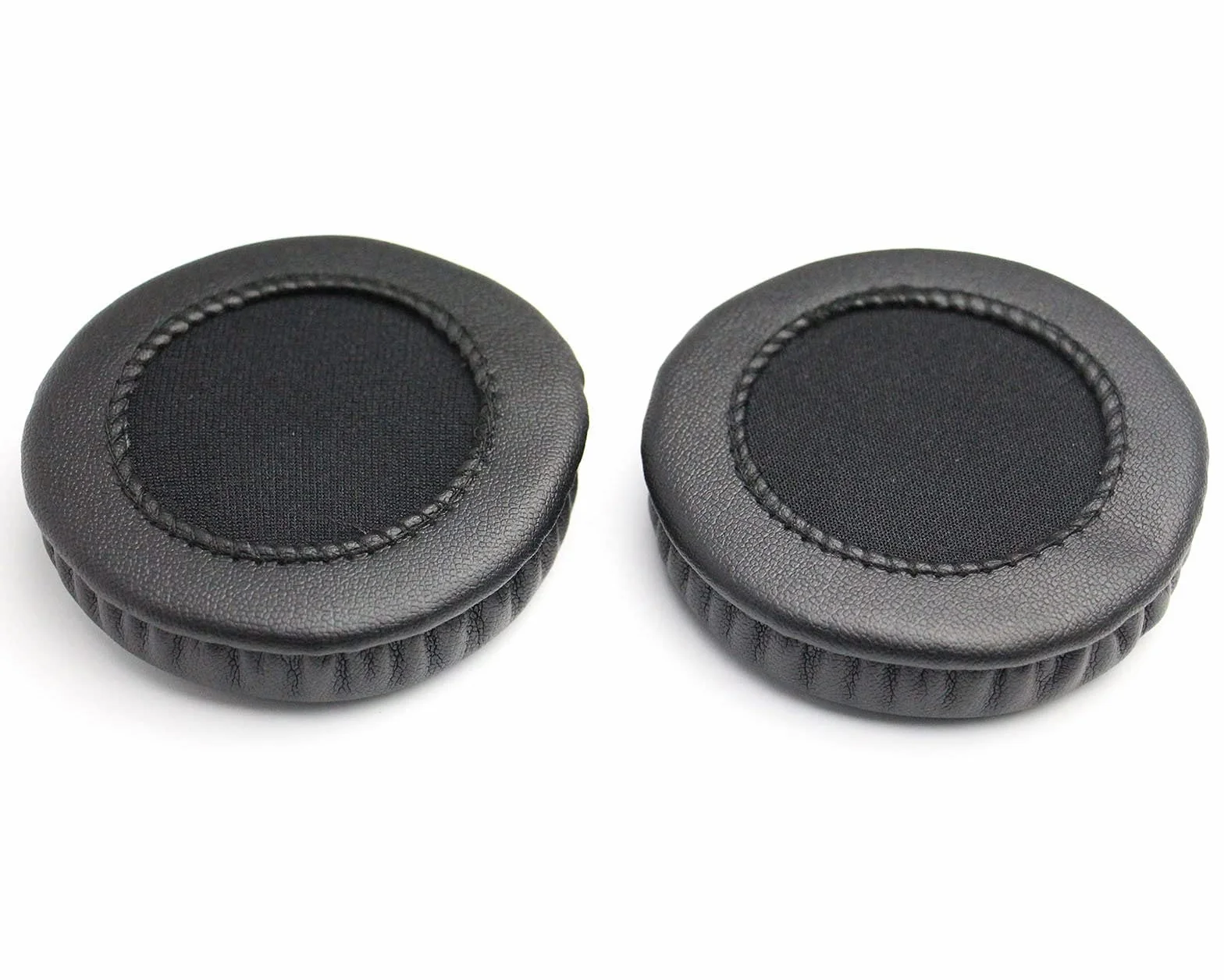 Yizhet 1 para okrągłych nauszników 70mm wymienne skóra proteinowa uniwersalne 7cm poduszki do słuchawek