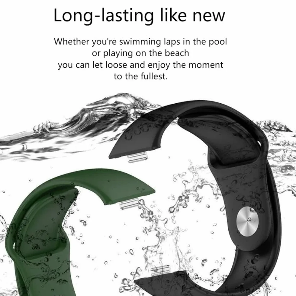 Silikonowy pasek kompatybilny z Huawei Watch Fit 3/4/4 Pro, sportowy, miękki