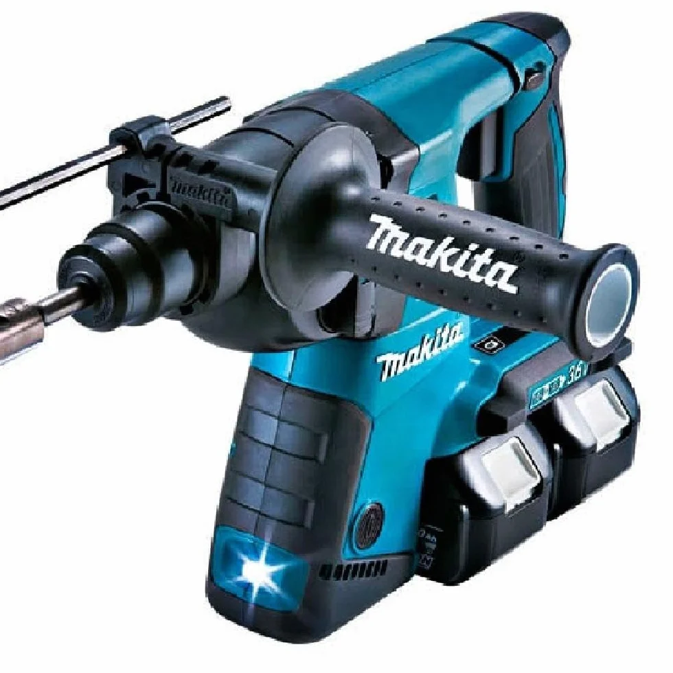 Makita DHR264Z Młot Udarowo-Obrotowy do SDS-Plus 2 x 18 V, Bez Akumulatora i Ładowarki, 18 V, Czarny, Niebieski