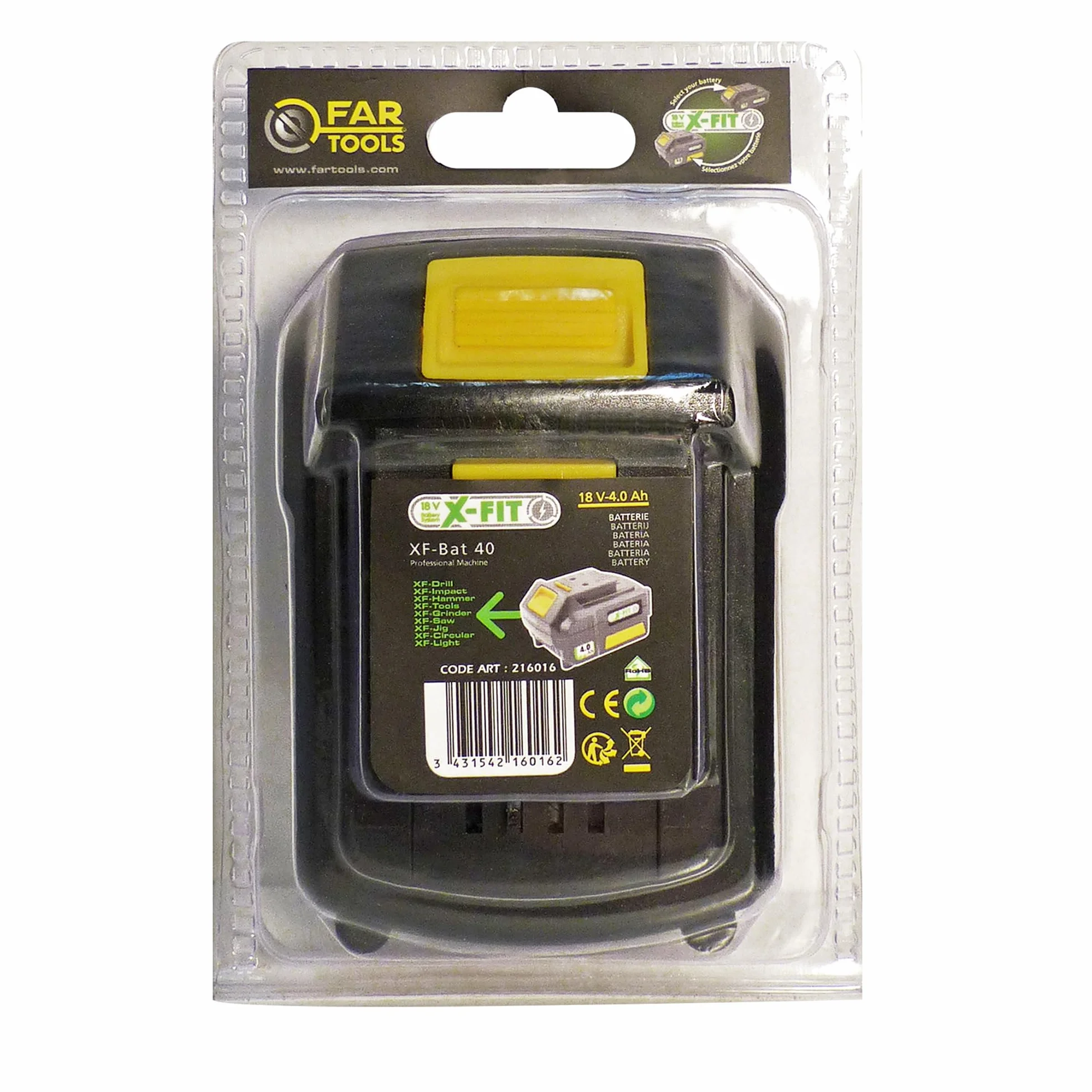 Fartools Xf-bat-40 akumulator 4,0 Ah