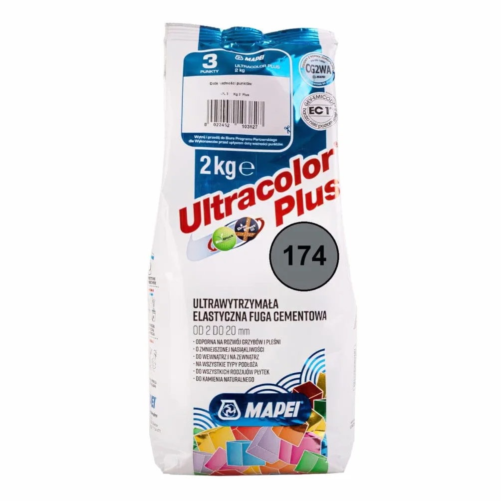 Fuga cementowa MAPEI ULTRACOLOR PLUS 2kg 174 tornado