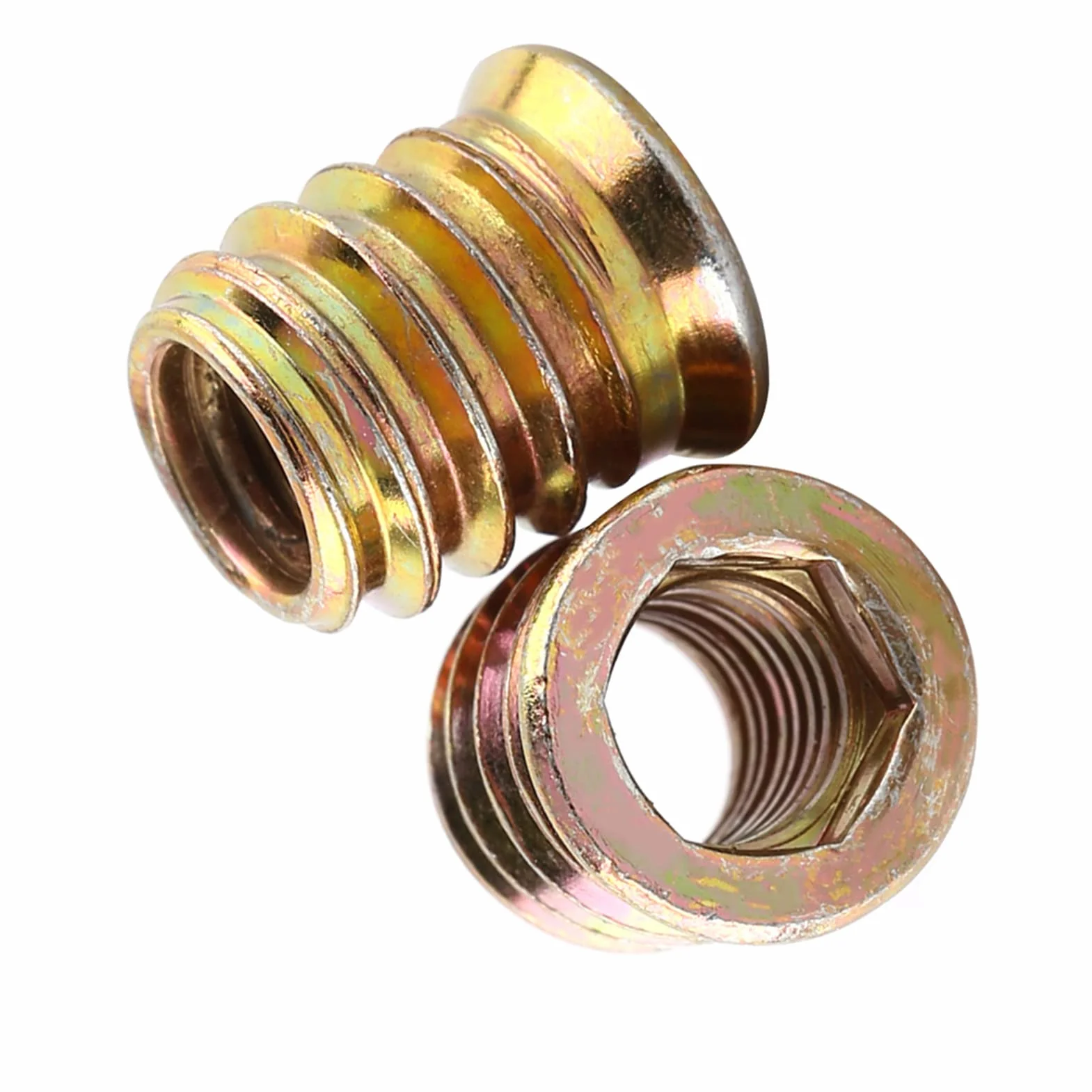 M6/M8/M10 Śruba meblowa z łbem płaskim z zagłbkiem zewnętrznym 20 szt./opakowanie (M8 x 15 mm)