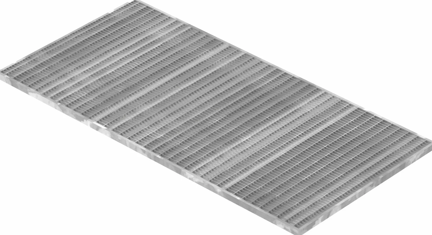 Fenau – 590 x 1190 x 20 mm – Ruszt kratowy, MW: 30/10 mm, ocynkowany, ruszt dla ramy: 600 x 1200 x 23 mm, standardowy ruszt budowlany do szybu wentylacyjnego