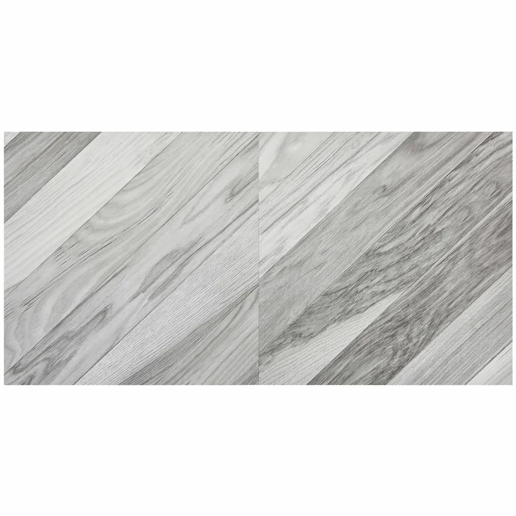 vidaXL Samoprzylepne panele podłogowe, 55 szt. PVC, 5,11m², szare pasy