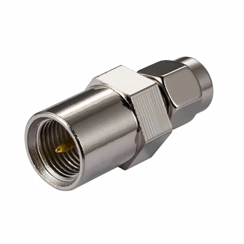Vecys 4G Adapter Antenowy SMA Męski do FME Męski 2G 3G 4G LTE Routerów (2 szt.)