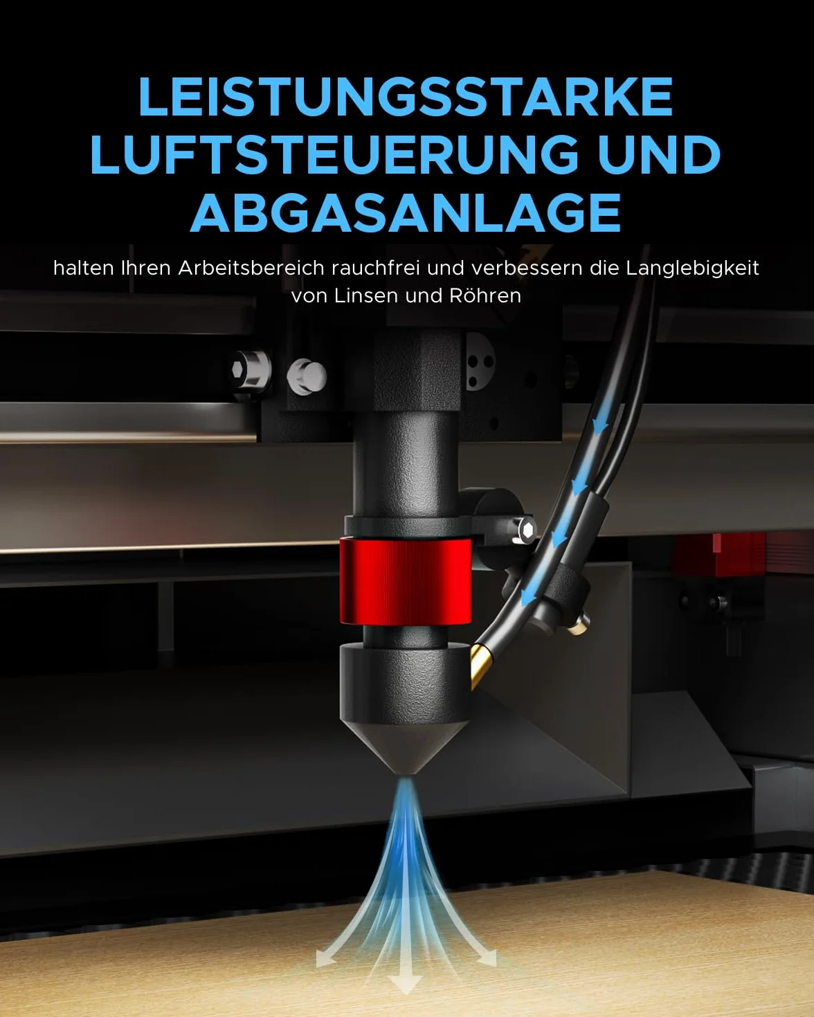 OMTech CO2 laserowa maszyna do grawerowania K40+ 30 x 20 cm, CO2, 40 W, 20 x 12", do grawerowania laserowego GRBL z 2 x laserowym proszkiem do znakowania metalu
