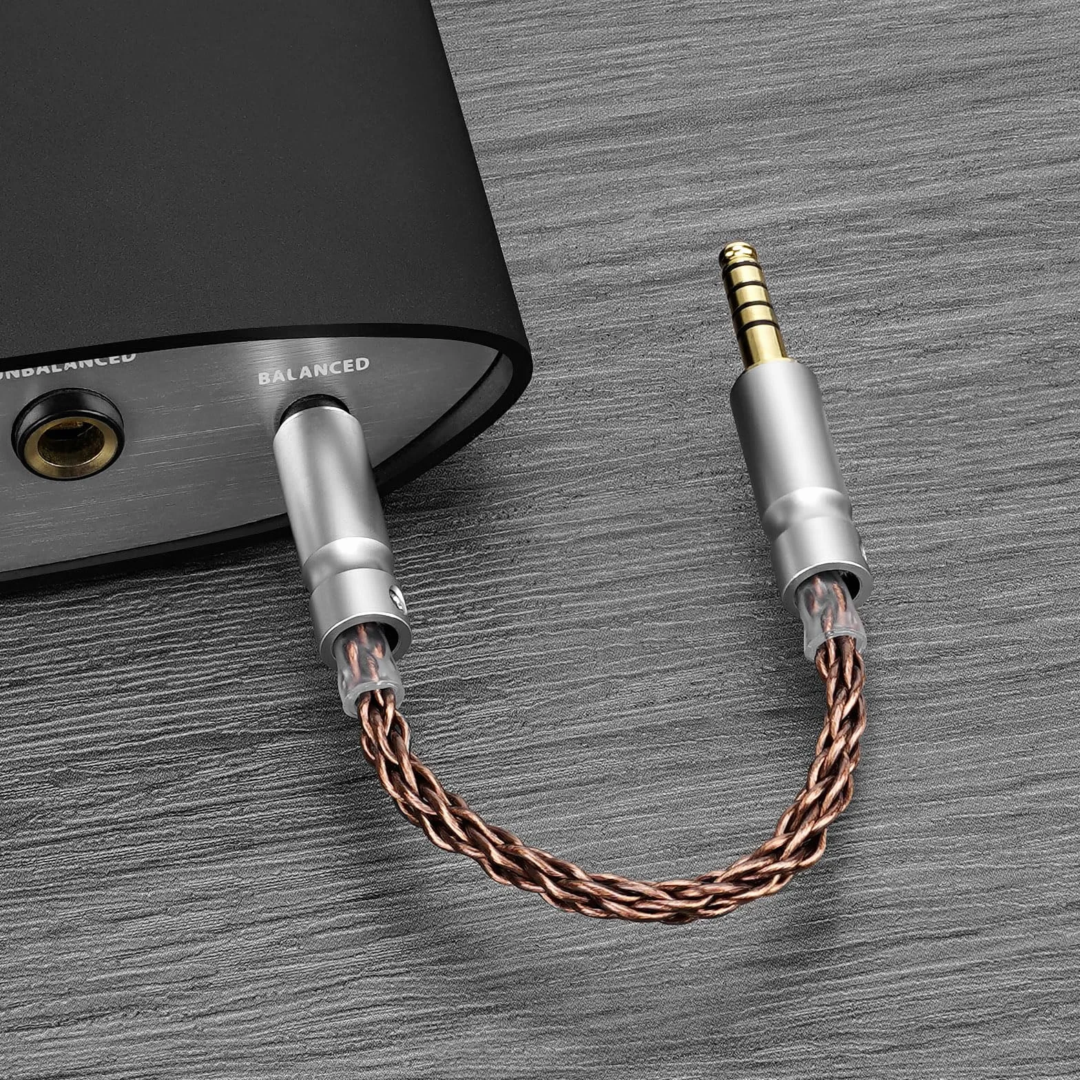 Geekria Apollo Kabel zbalansowany 4,4 mm 5-pin męski na męski 8 żył miedź monokrystaliczna 6N OCC do iFi Zen DAC V2/V3 Zen Can Zen Blue3 18 cm