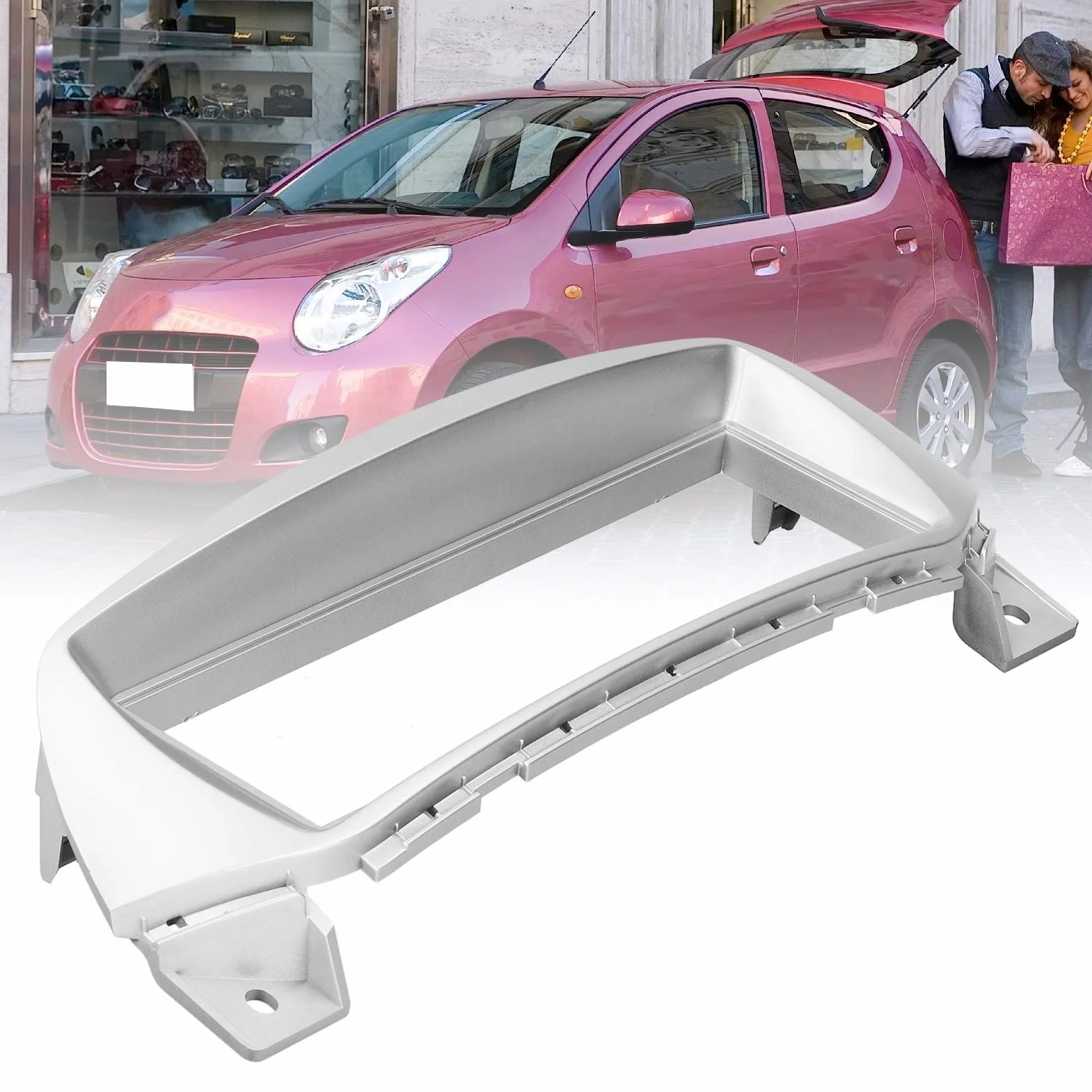 Suzuki Alt Ramka Panelu Odtwarzacza DVD Deska Rozdzielcza Stereofoniczna Akcesorium Pasuje do Alto 2010-2012