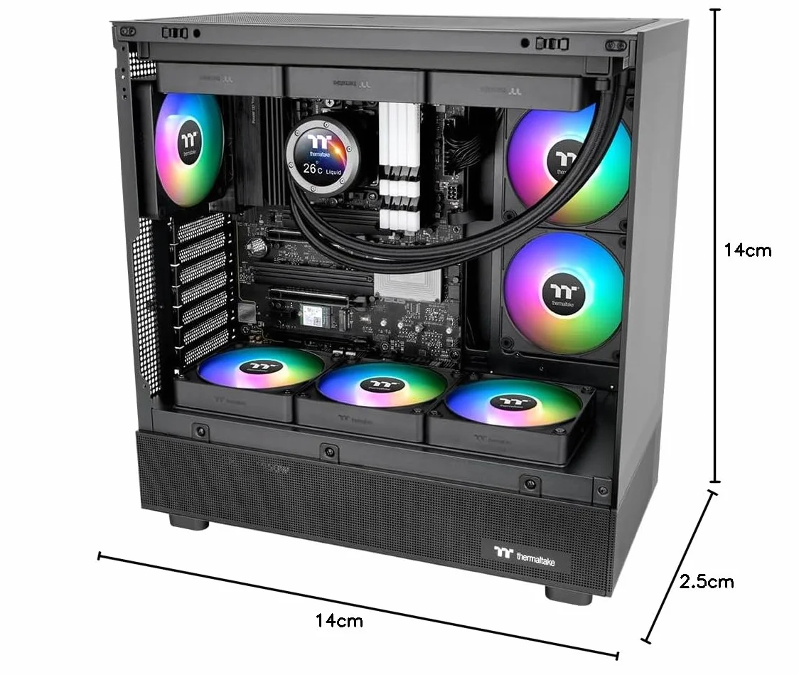 Thermaltake CT140 EX Reverse ARGB 3 Fan Pack