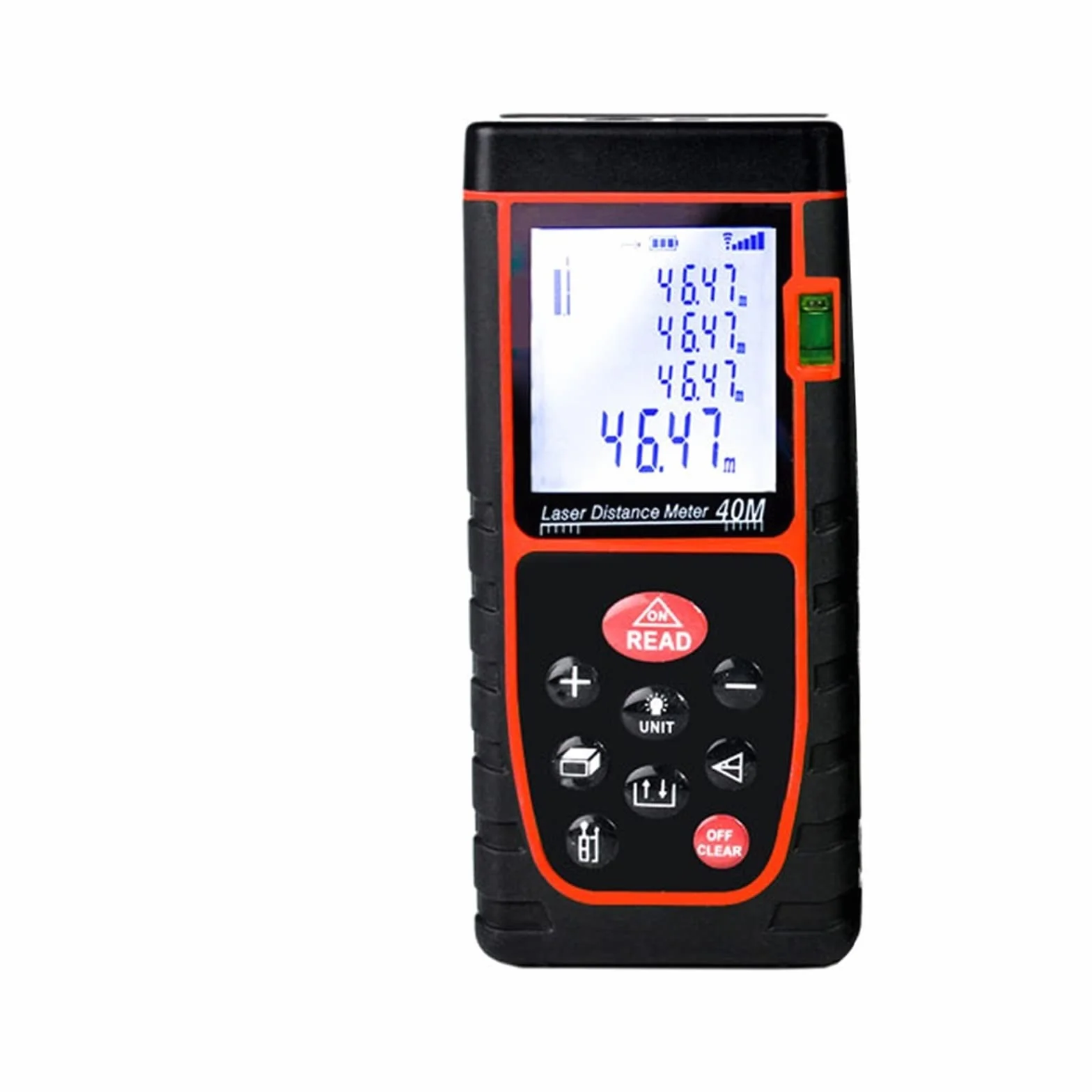 Poziomica laserowa dalmierz miernik odległości 40M 60M 80M 100M dalmierz laserowy linijka Finder Diastimeter taśma miernicza D1013(80m)